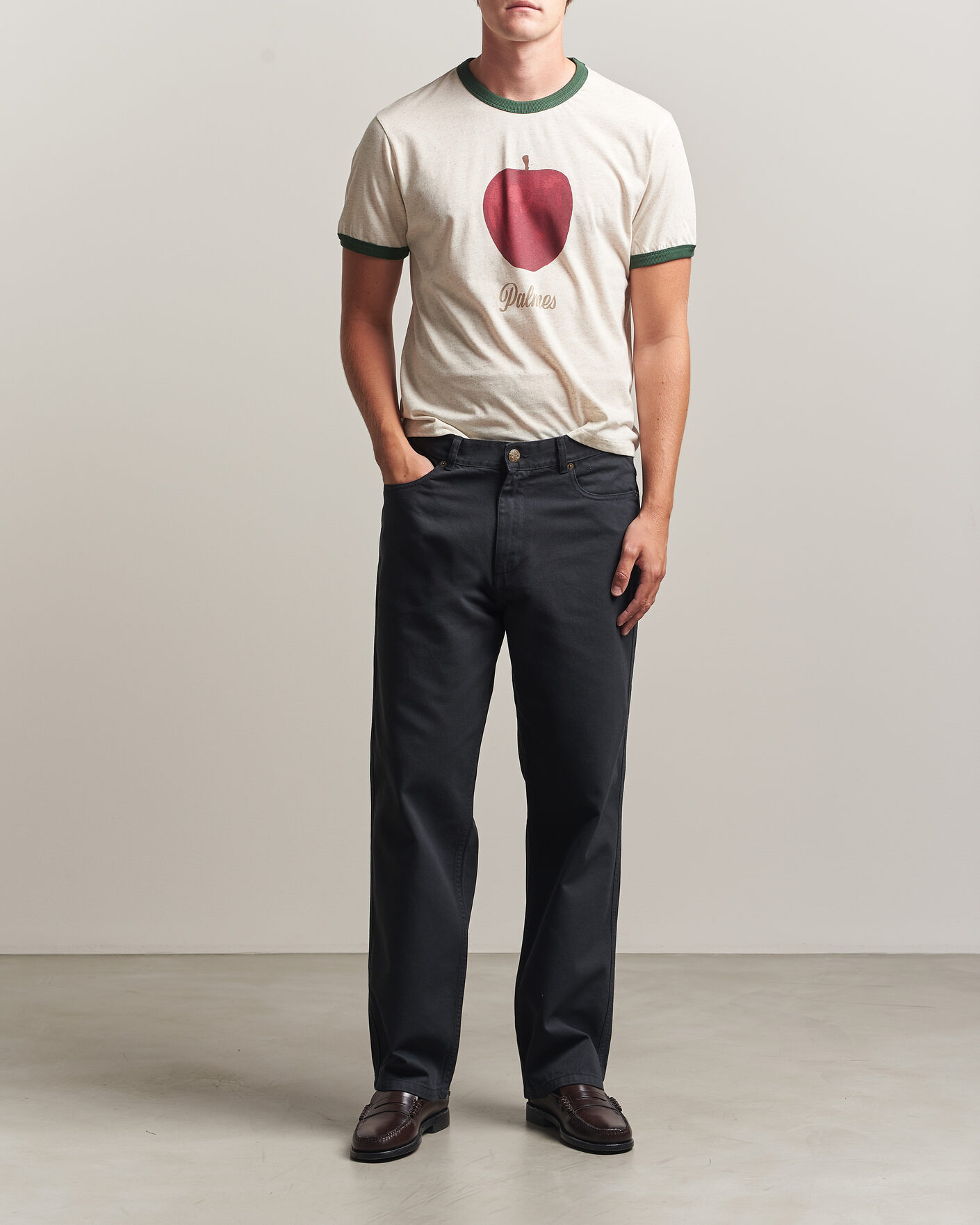 Herren | Hosen | Palmes | Coarse Trousers Black