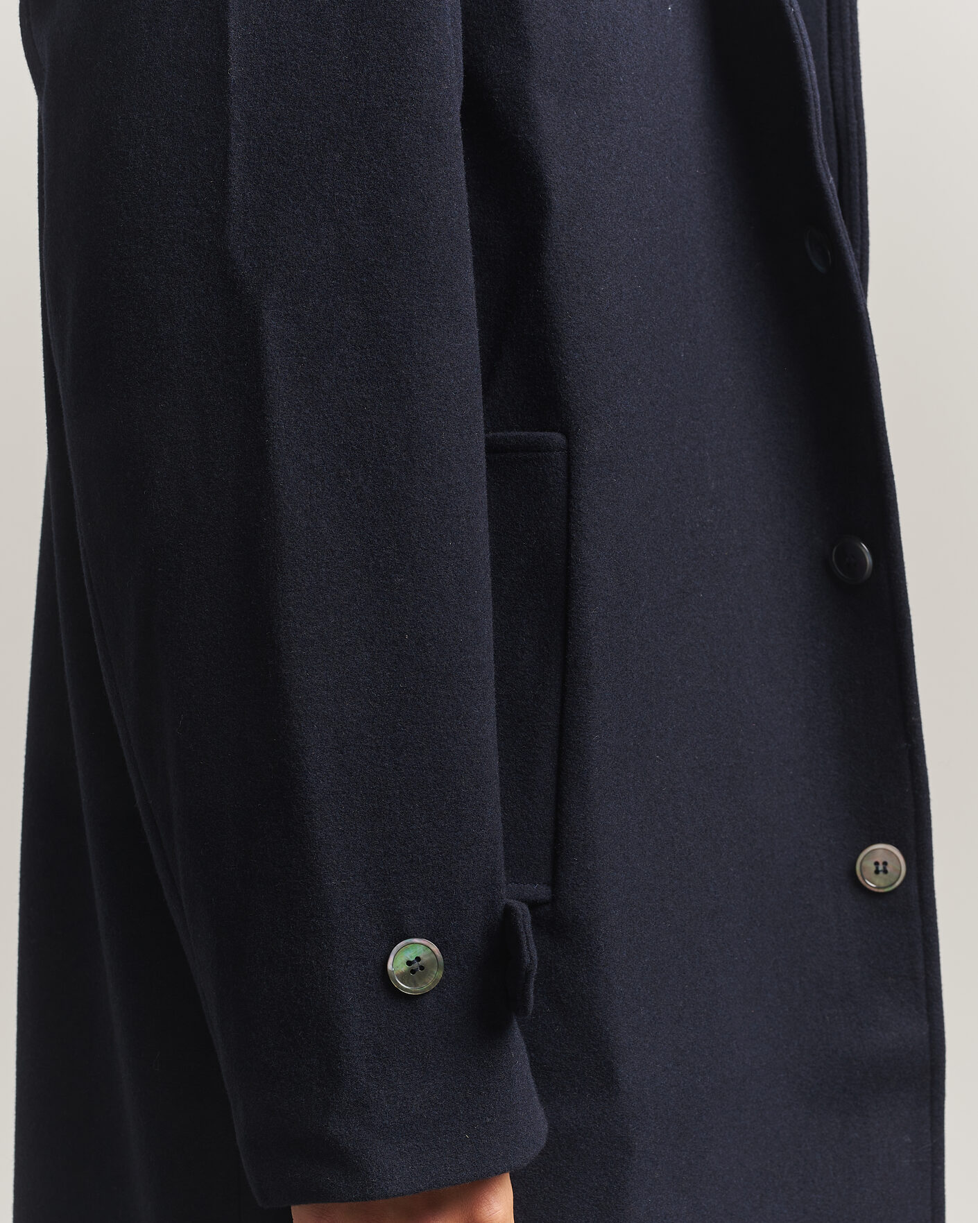 Herren | Jacken | Palmes | Cedric Wool Coat Navy