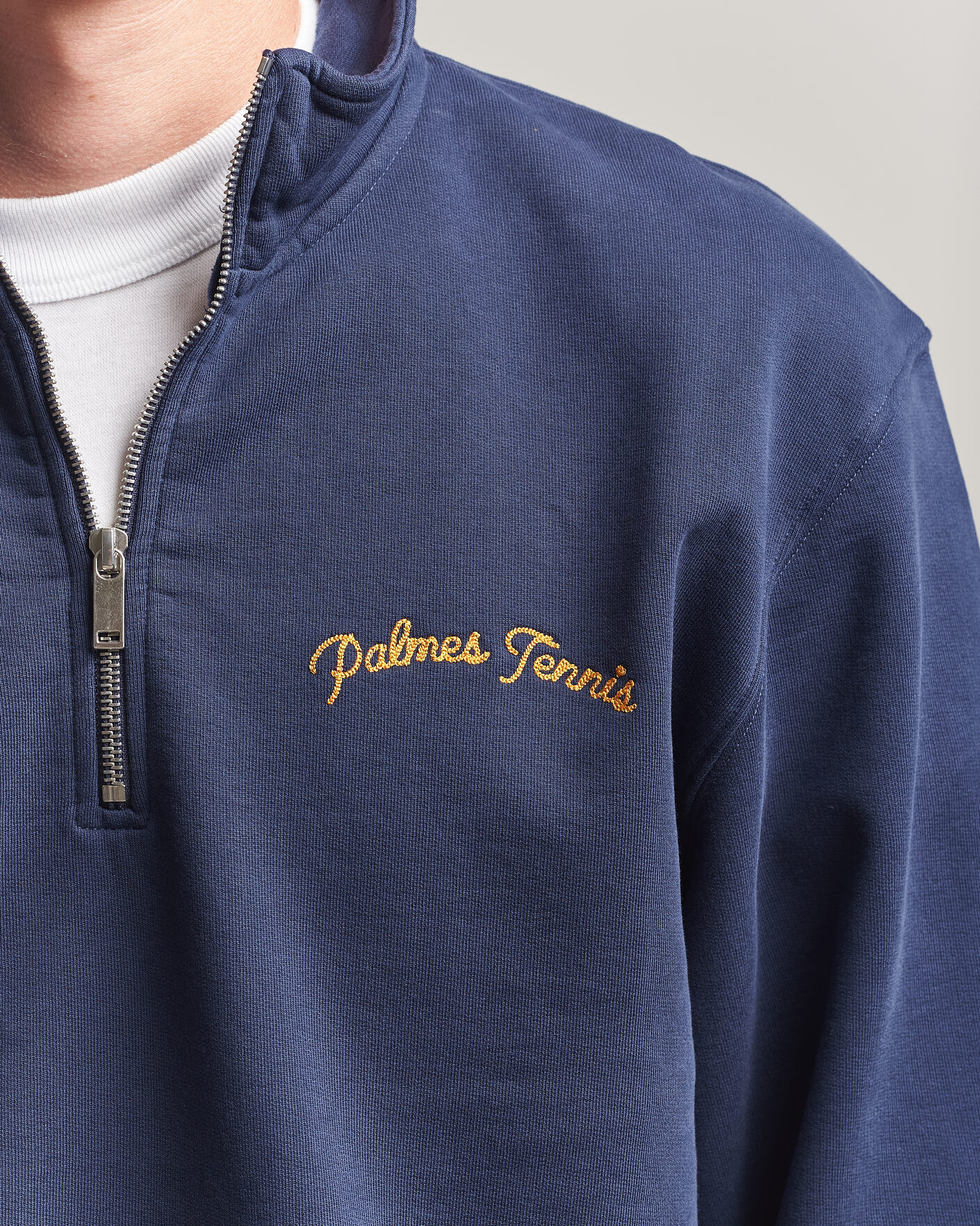 Herren | Pullover | Palmes | Western Zip Sweatshirt Navy