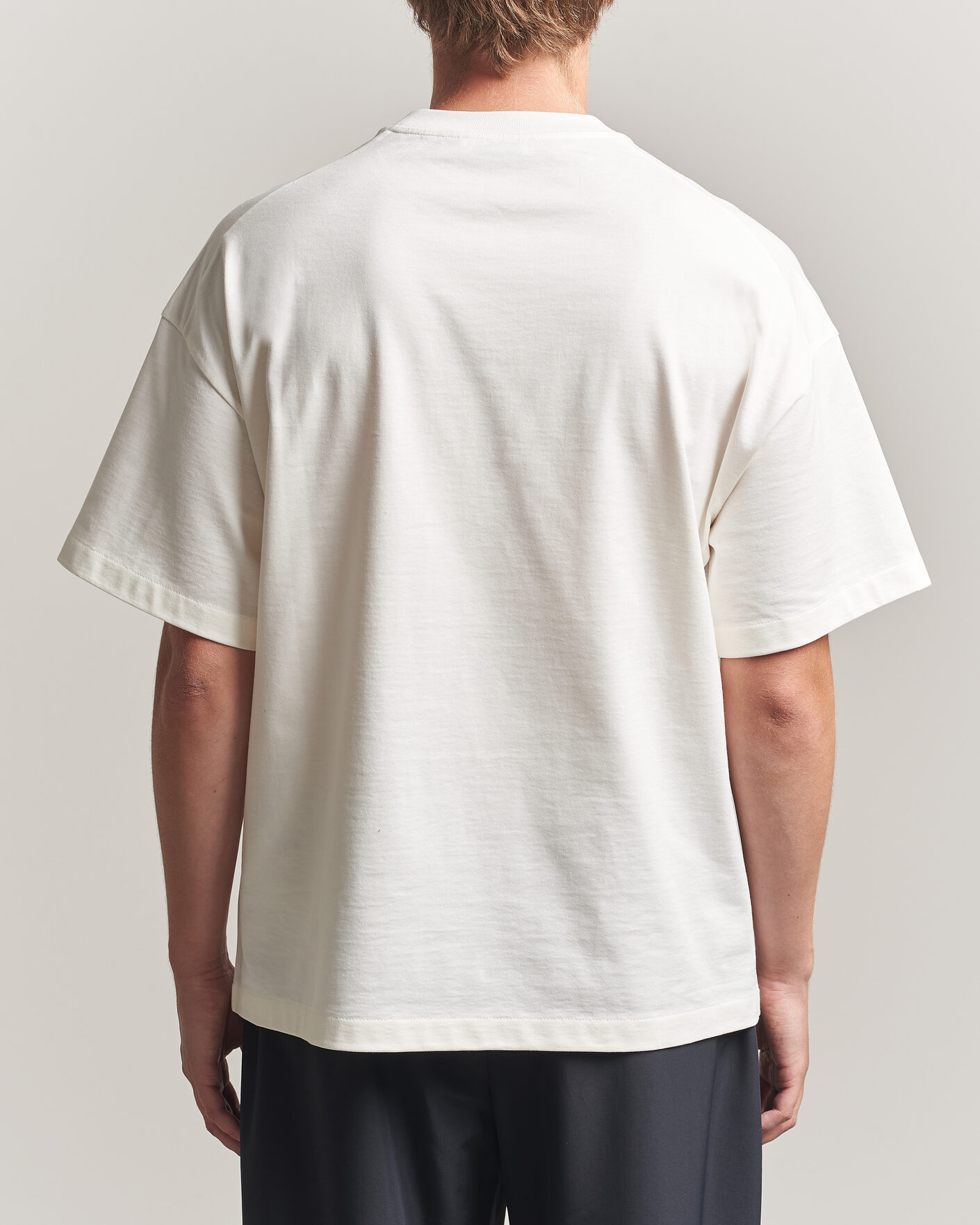 Herren | T-Shirts | Jil Sander | Short Sleeve Side Logo T-Shirt Off White