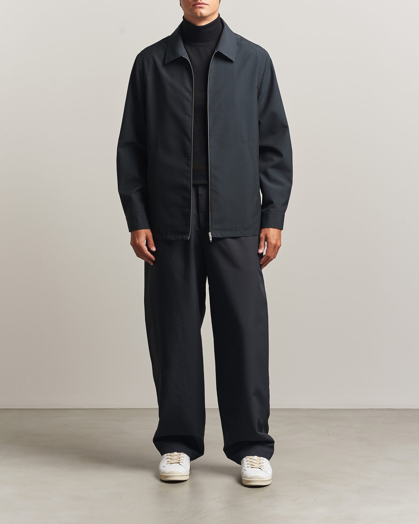 Herren | Hemden | Jil Sander | Zip Shirt Jacket Charcoal