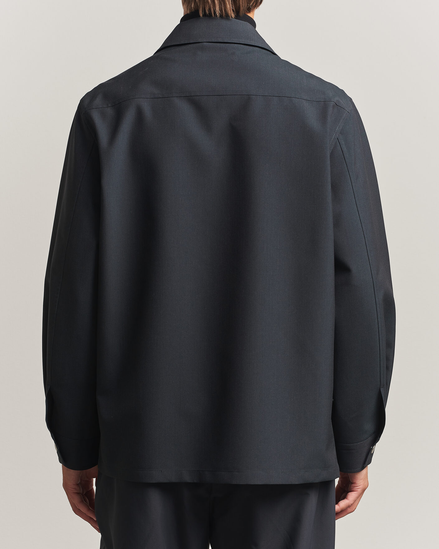 Herren | Hemden | Jil Sander | Zip Shirt Jacket Charcoal