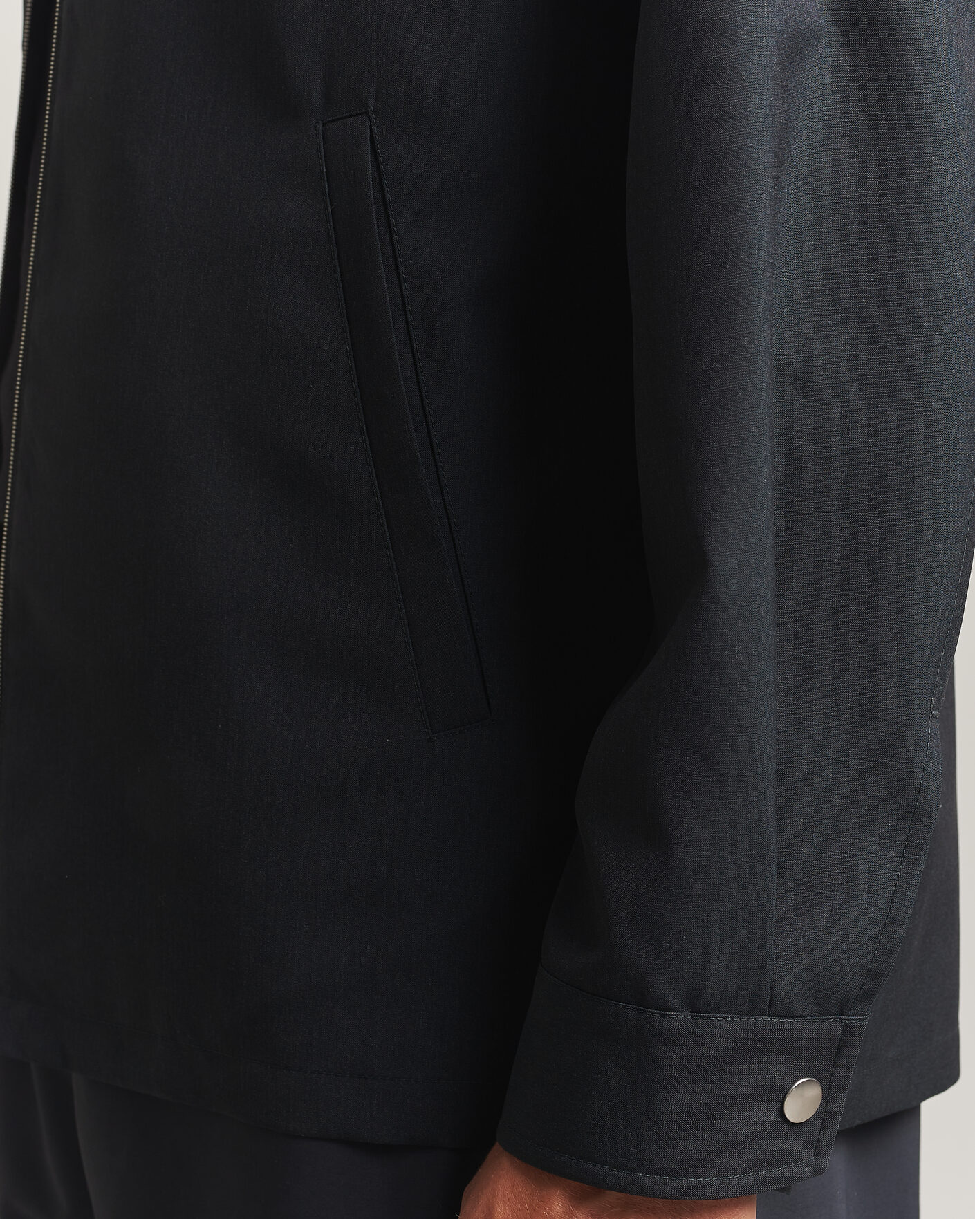 Herren | Hemden | Jil Sander | Zip Shirt Jacket Charcoal