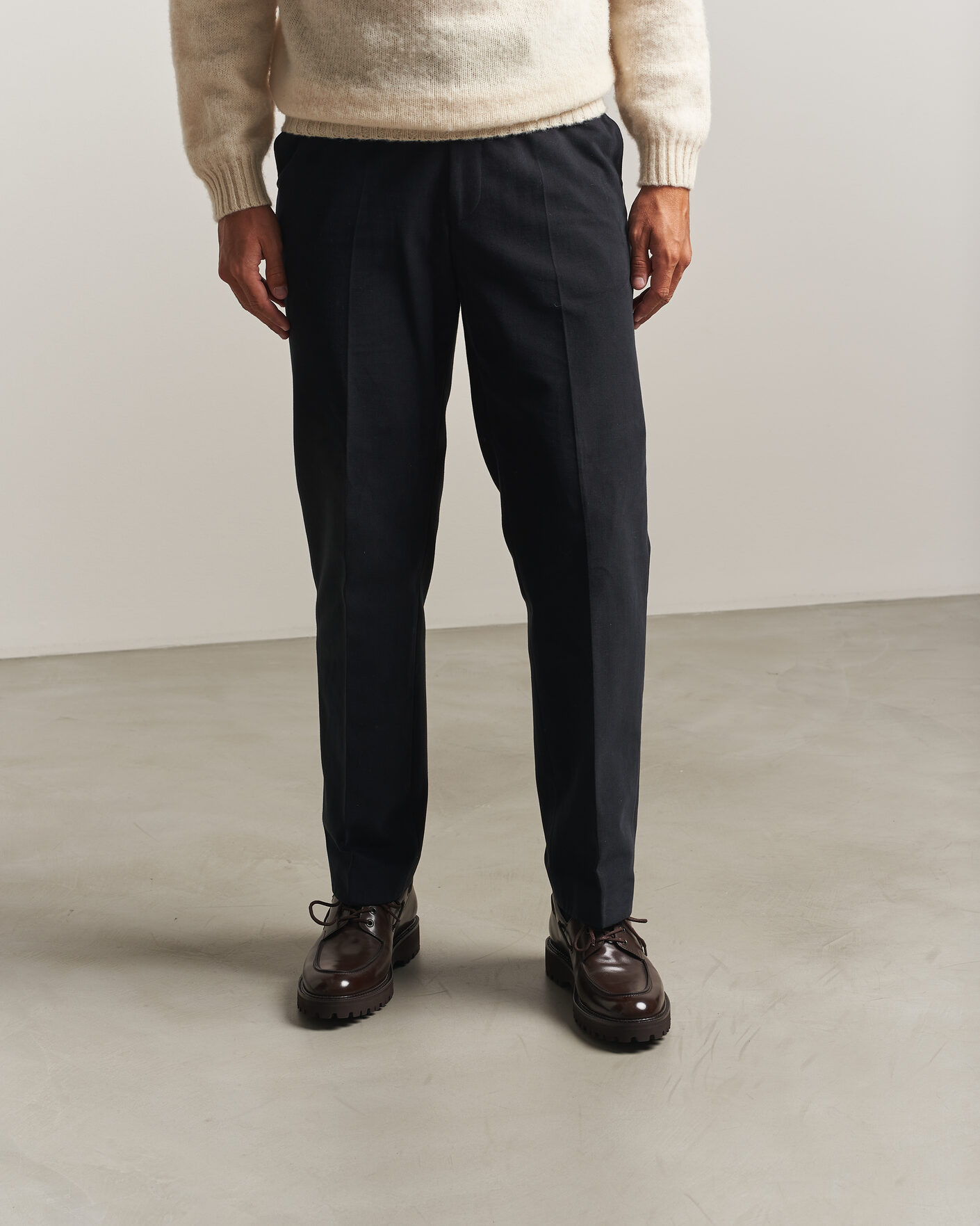 Herren | Derby | John Lobb | Tide Moc Toe Derby Dark Brown Calf