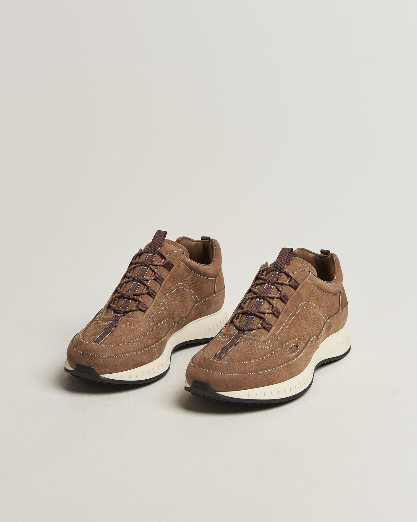 Herren | Sneaker | John Lobb | Stream Running Sneakers Moka Nubuck
