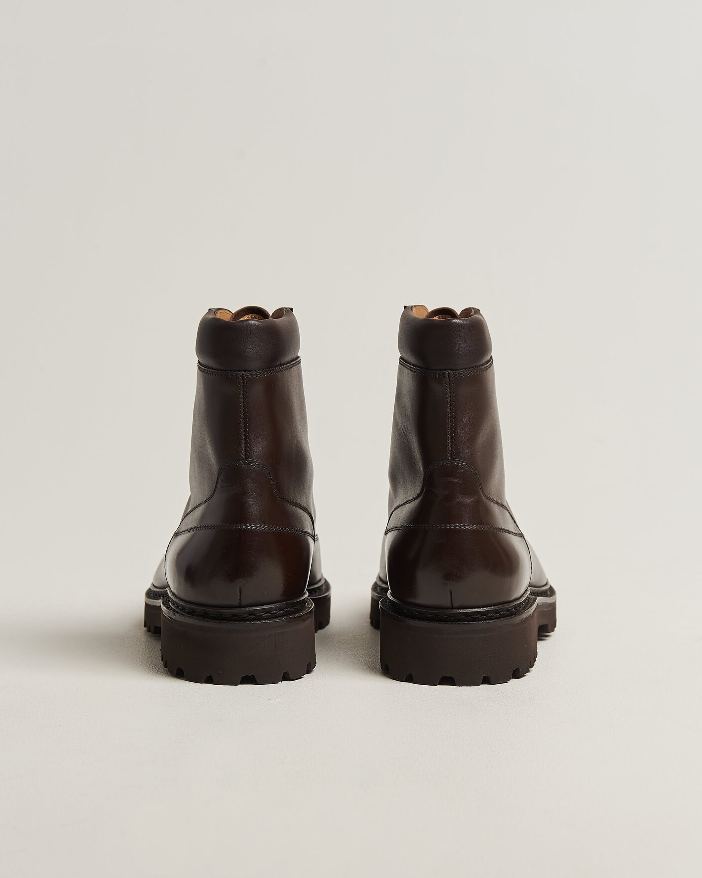 Herren | Boots | John Lobb | Sommet Lace Up Boots Dark Brown Calf