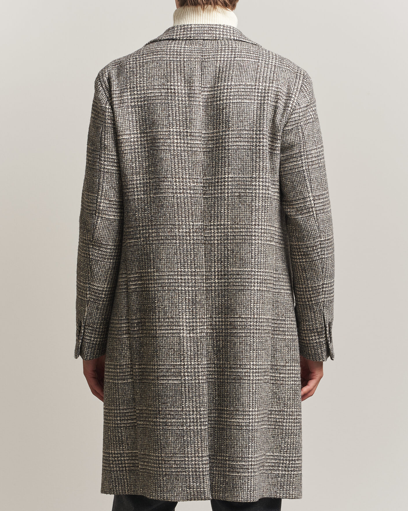 Herren | Jacken | L.B.M. 1911 | Checked Wool Coat Grey