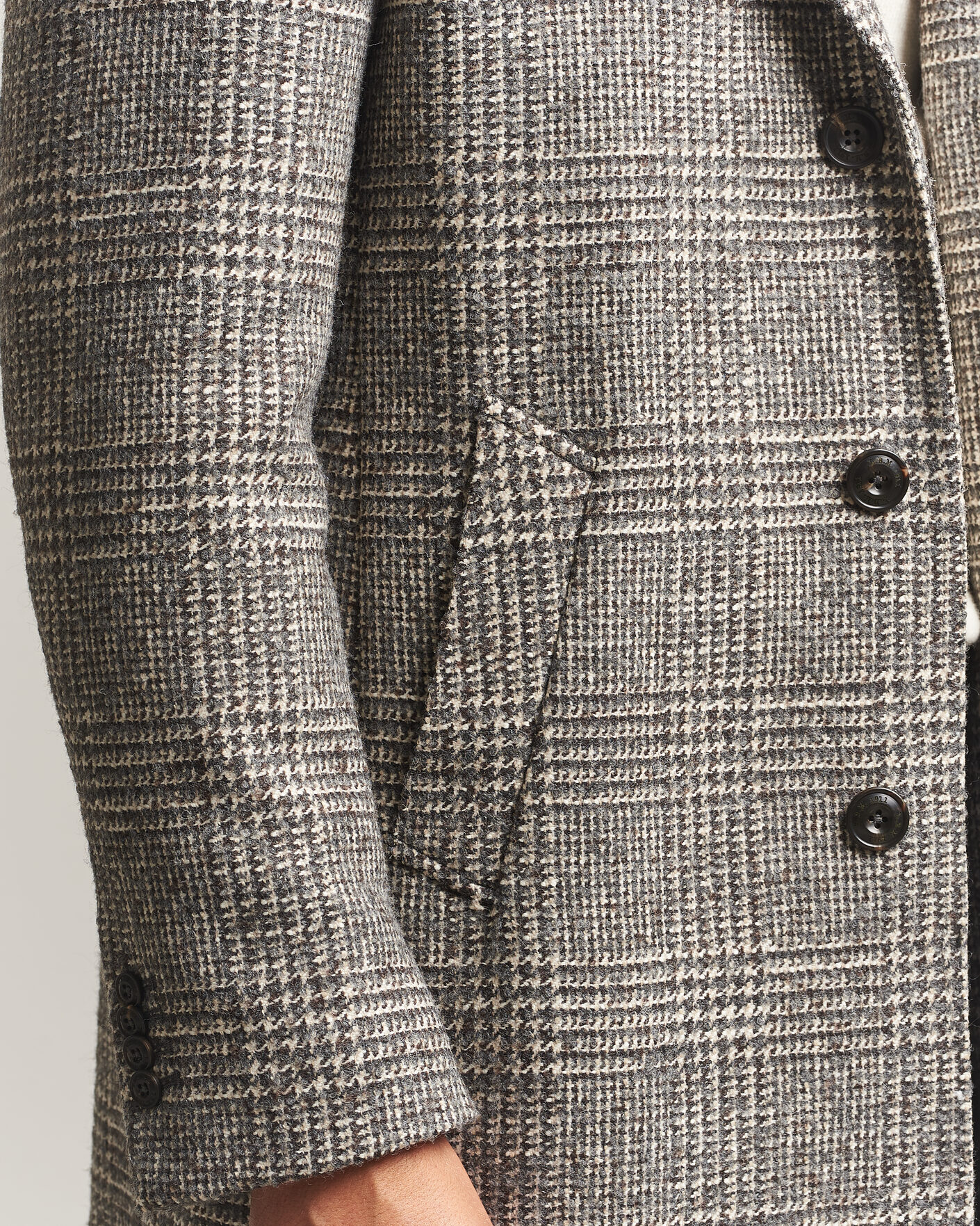Herren | Jacken | L.B.M. 1911 | Checked Wool Coat Grey