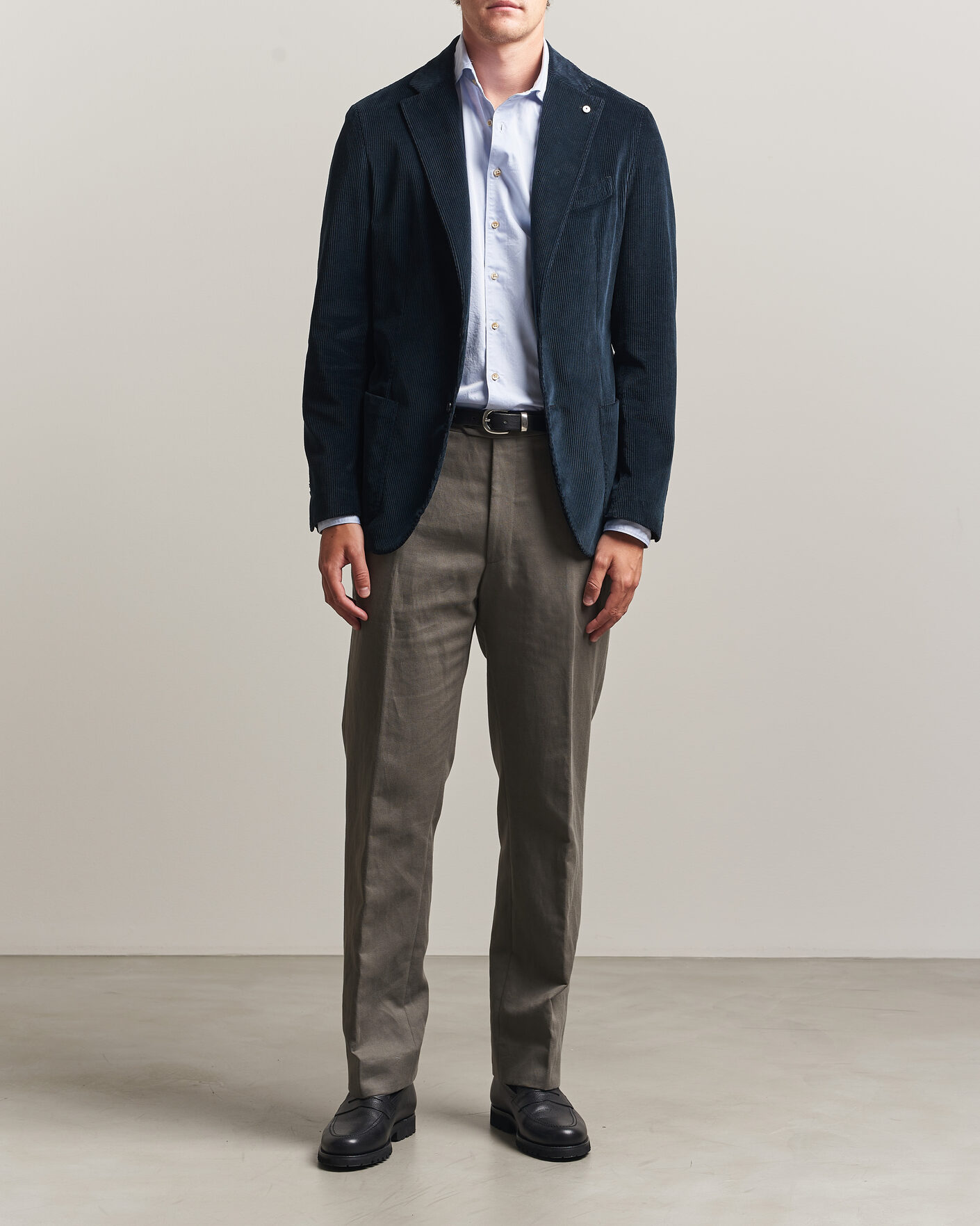 Herren | Sakkos | L.B.M. 1911 | Jack Corduroy Blazer Navy