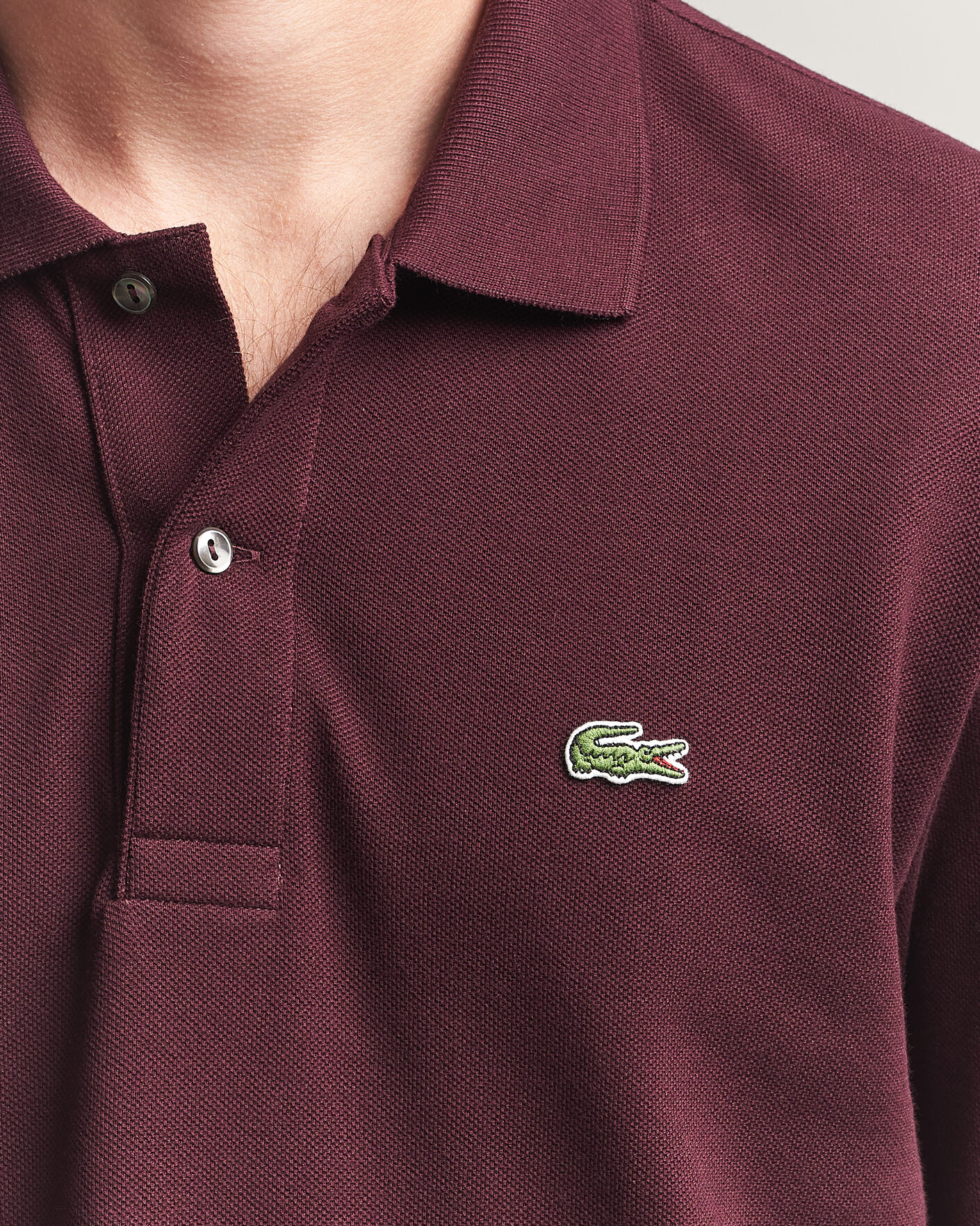 Herren | Poloshirts | Lacoste | Original Long Sleeve Polo Piké Oxalis