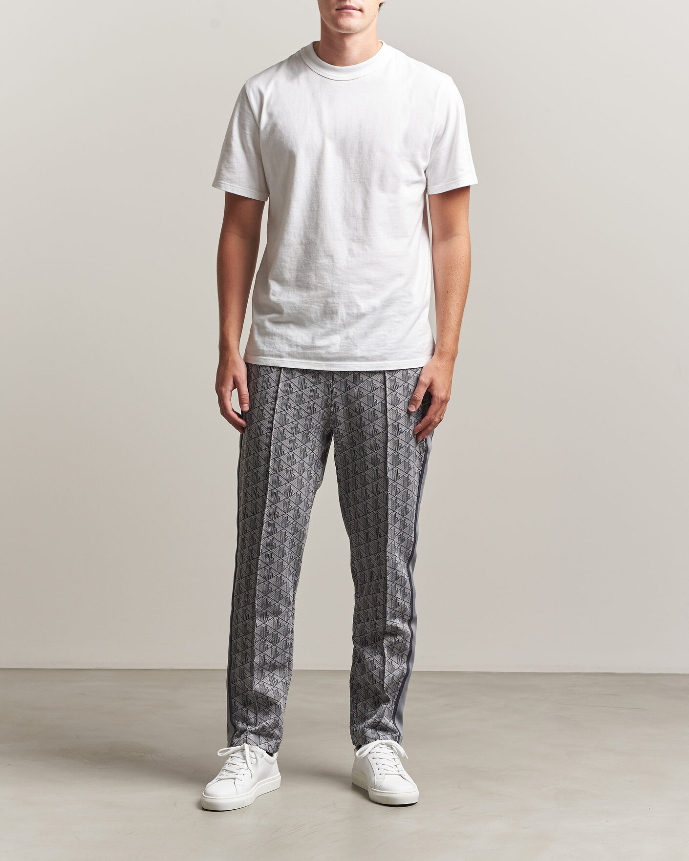 Herren | Hosen | Lacoste | Monogram Track Pants Calluna/Graphite
