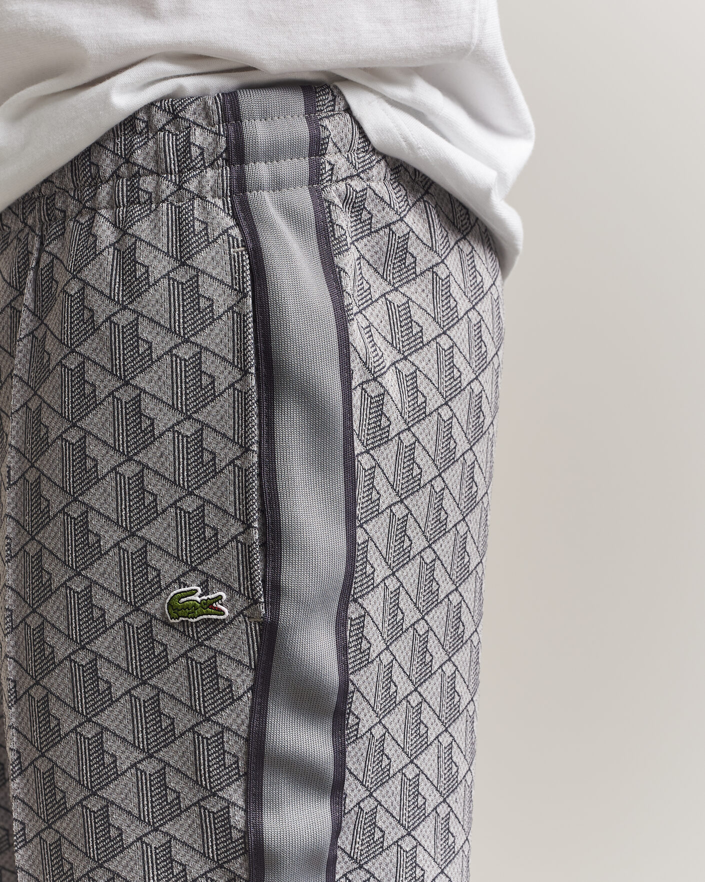Herren | Hosen | Lacoste | Monogram Track Pants Calluna/Graphite