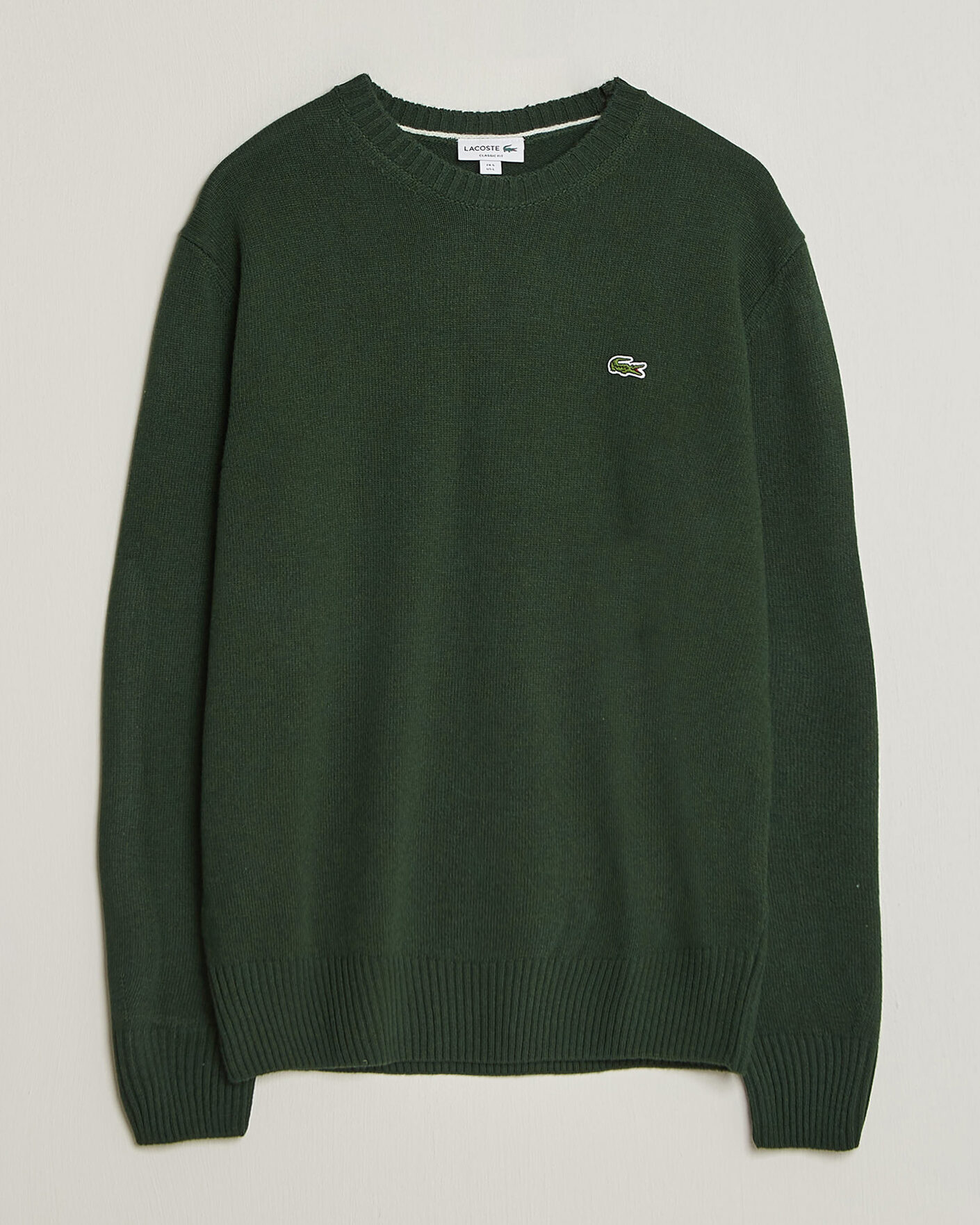 Herren | Pullover | Lacoste | Carded Wool Crew Neck Sinople