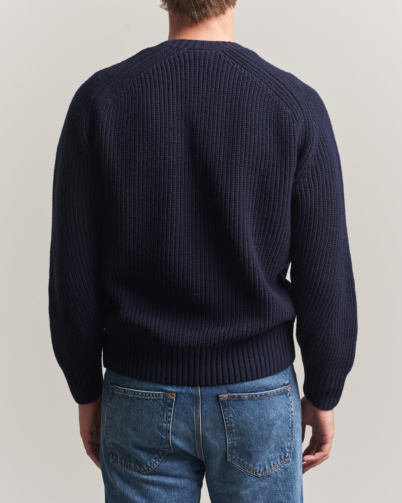 Herren | Pullover | Lacoste | Heavy Wool Knitted Sweater Navy Blue
