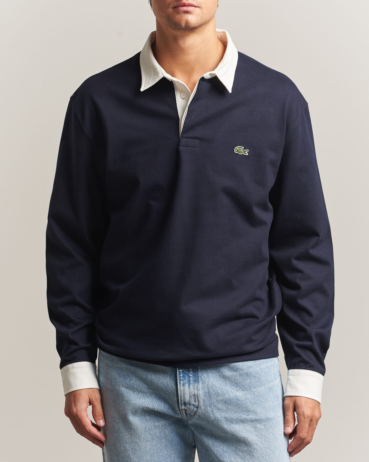Herren | Pullover | Lacoste | Heavy Cotton Rugger Dark Navy