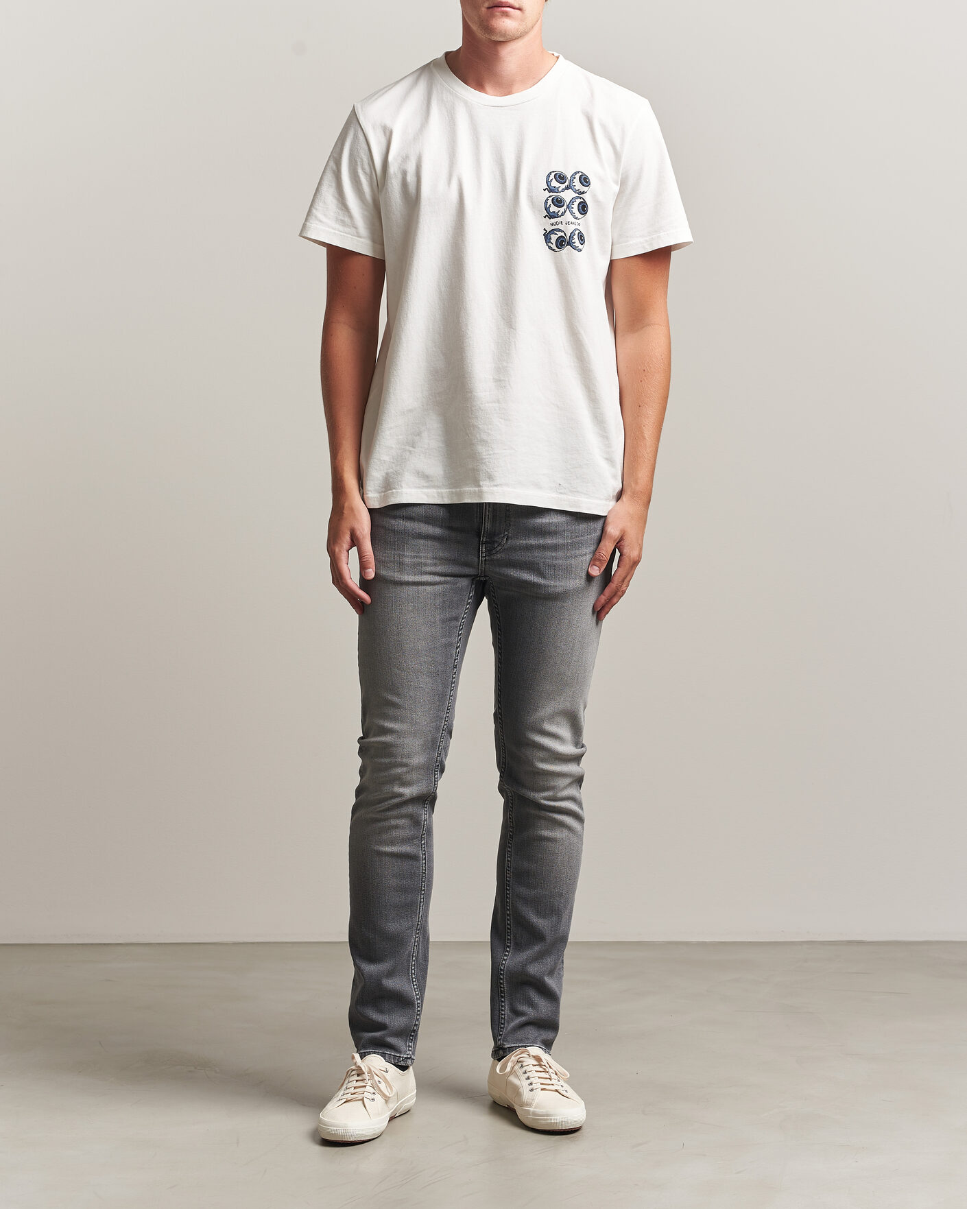 Herren | Jeans | Nudie Jeans | Lean Dean Jeans Grey Wave