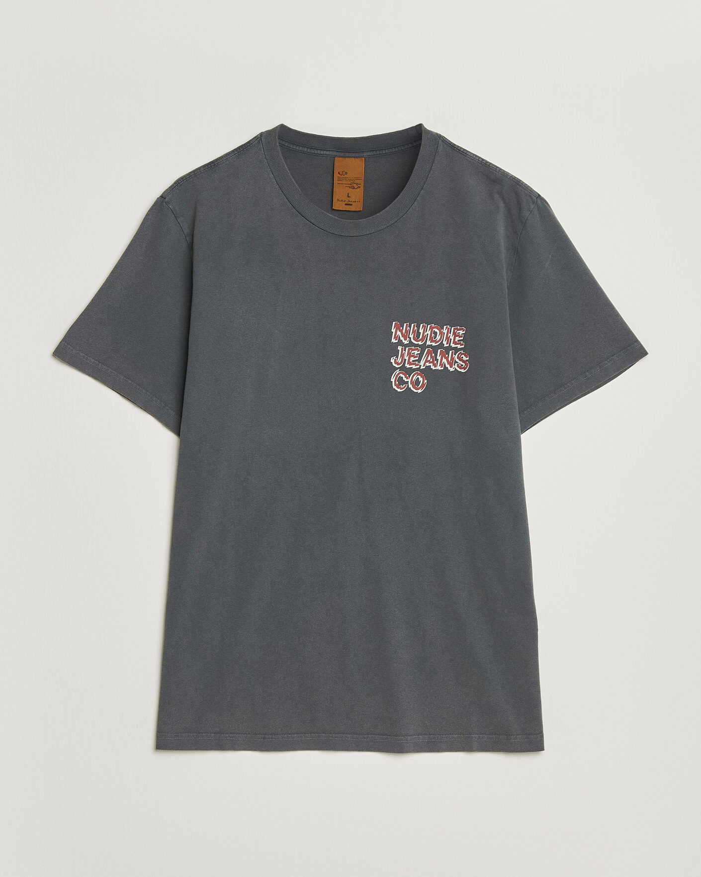 Herren | T-Shirts | Nudie Jeans | Roy Life Tracks T-Shirt Antracite