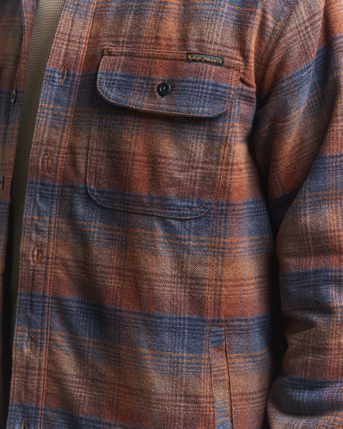 Herren | Hemden | Nudie Jeans | Glenn Padded Checked Overshirt Multi