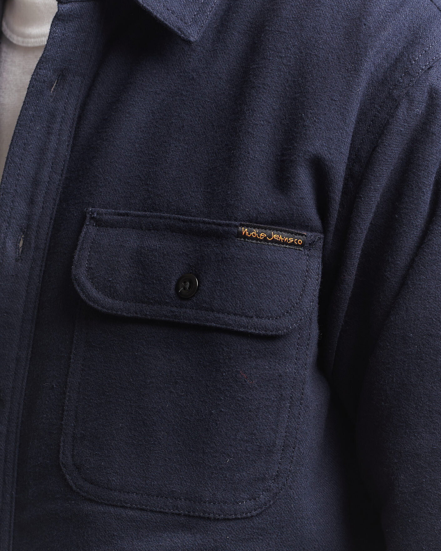 Herren | Hemden | Nudie Jeans | Glenn Padded Overshirt Blueberry