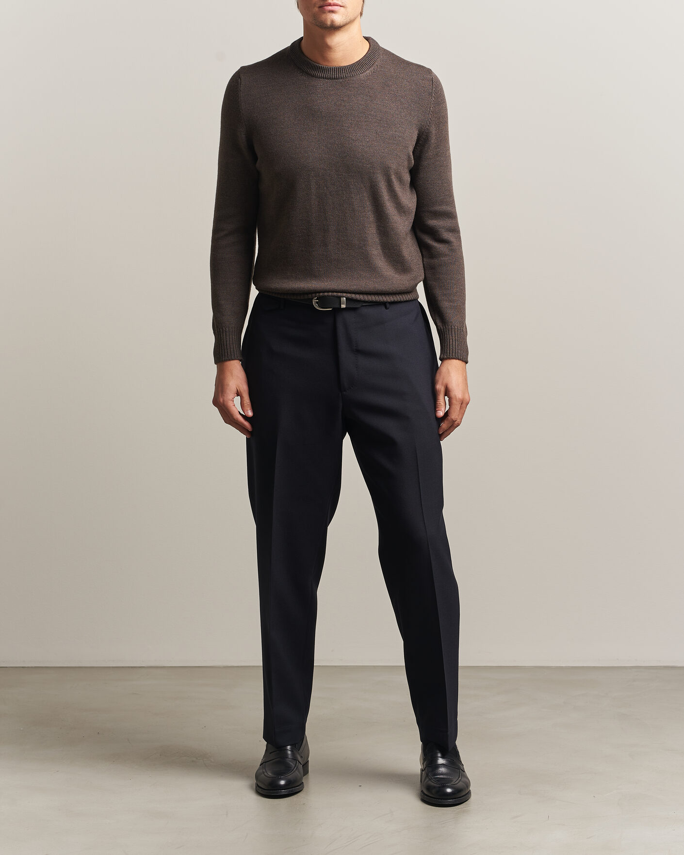 Herren | Hosen | Santaniello | Wool Trousers Navy