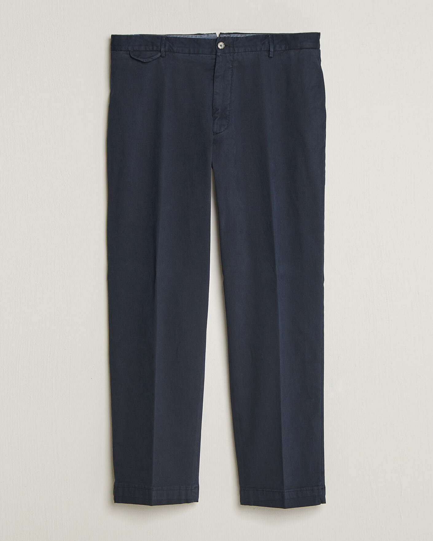Herren | Hosen | Santaniello | Washed Cotton Trousers Navy