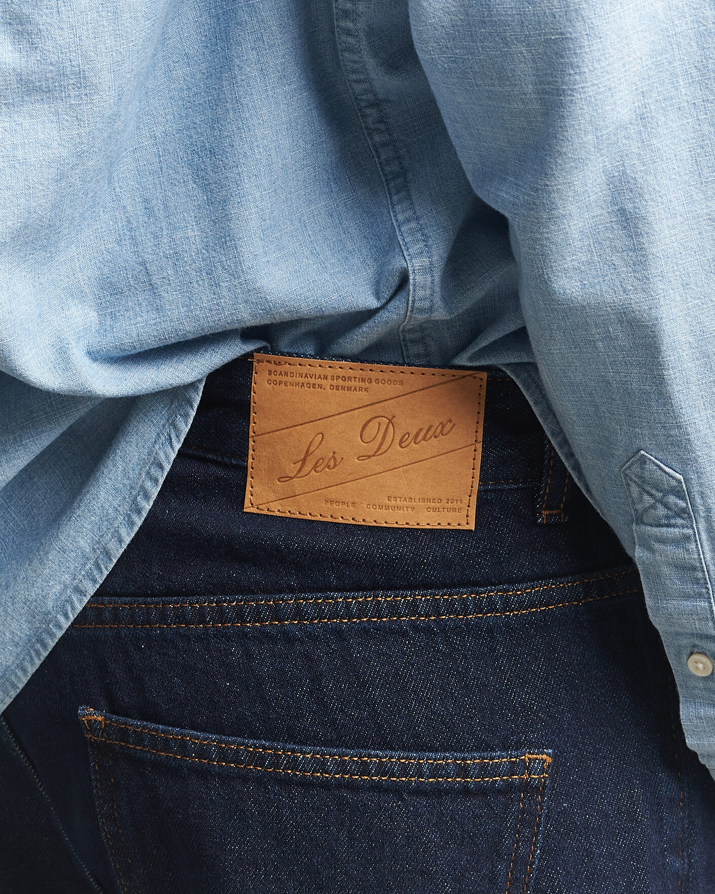 Herren | Jeans | LES DEUX | Ryder Jeans Dark Indigo Wash