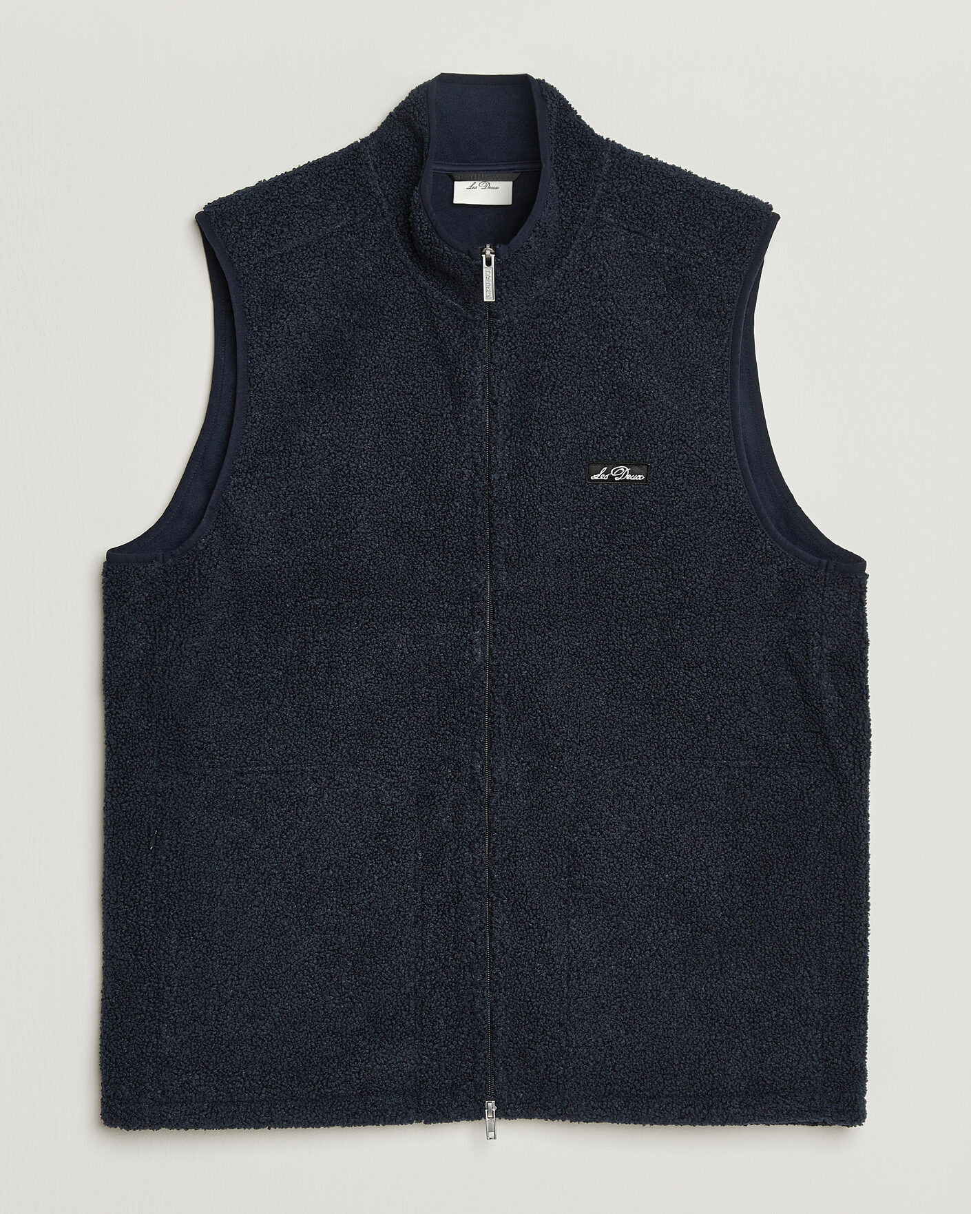 Herren | Westen | LES DEUX | Patch Teddy Vest Dark Navy