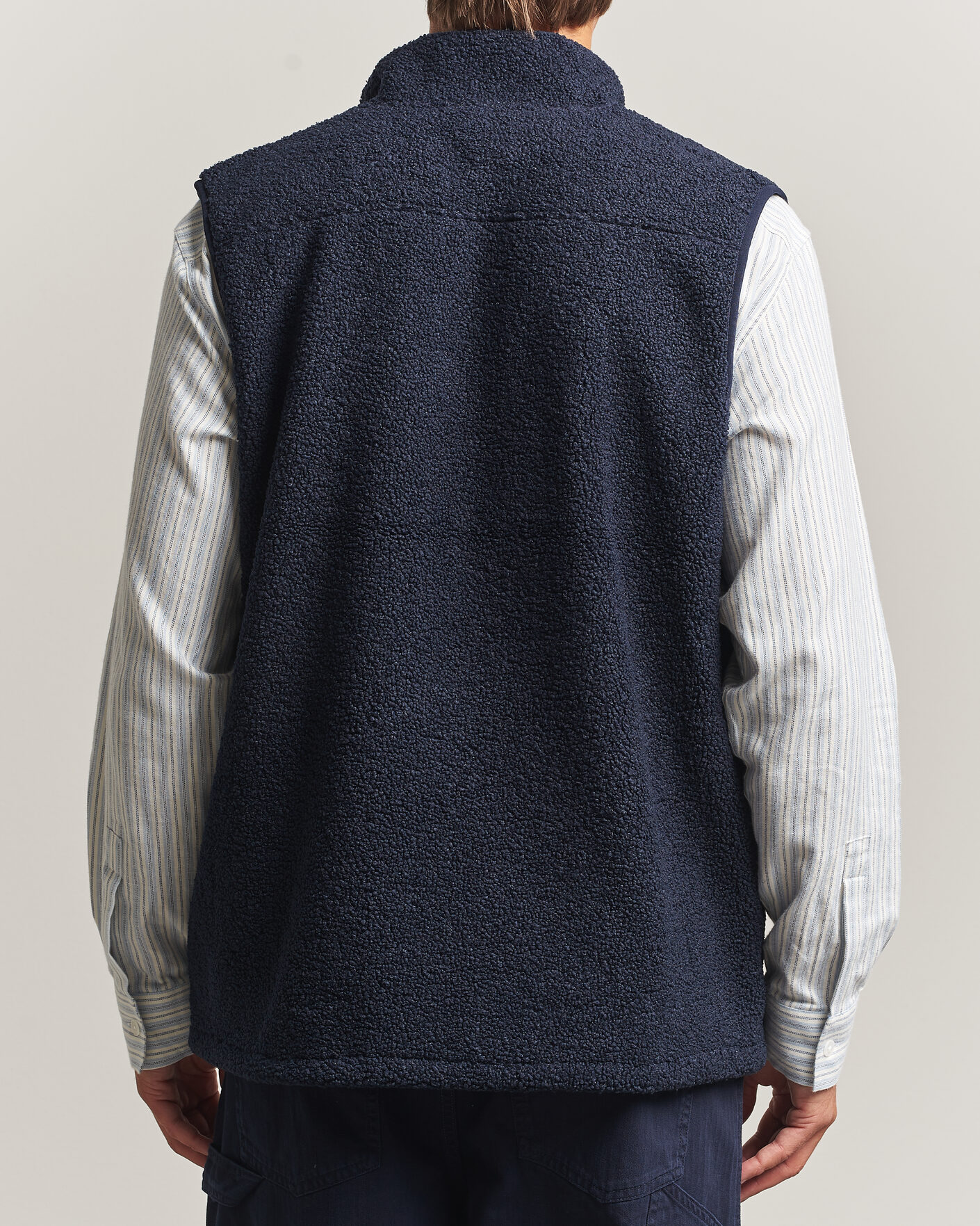 Herren | Westen | LES DEUX | Patch Teddy Vest Dark Navy