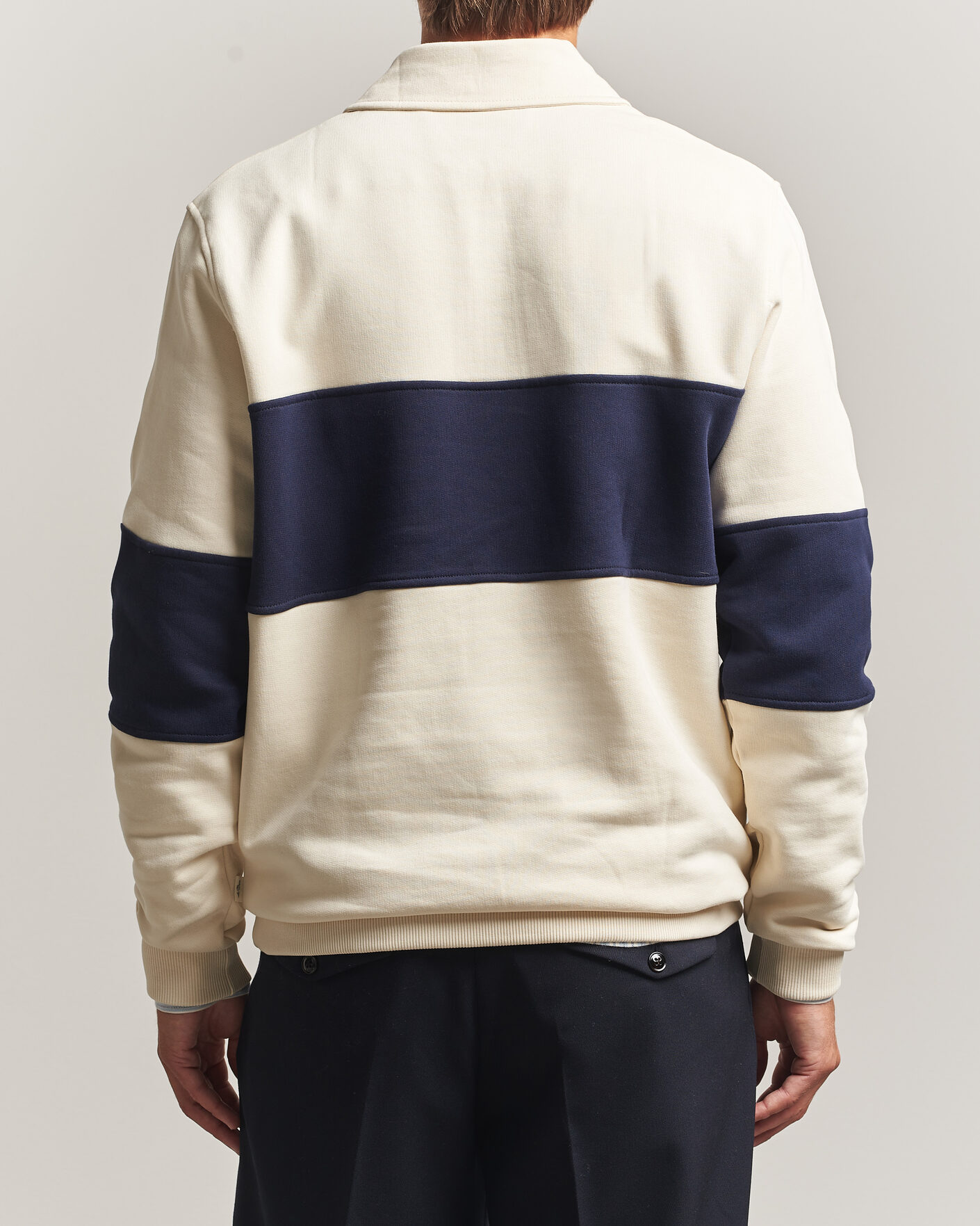 Herren | Pullover | LES DEUX | Zipper Rugby Sweatshirt Ivory