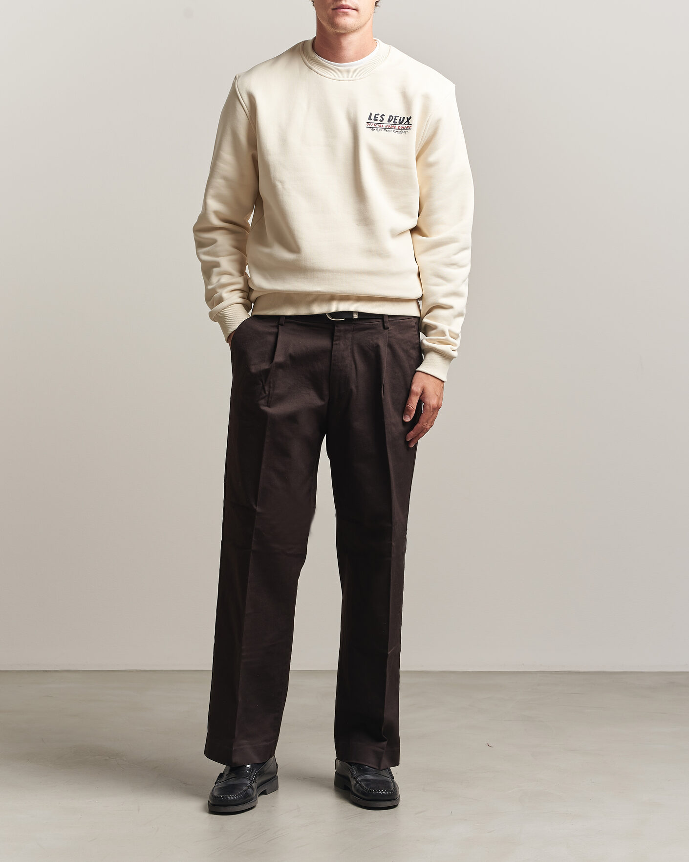 Herren | Pullover | LES DEUX | Record Sweatshirt Ivory