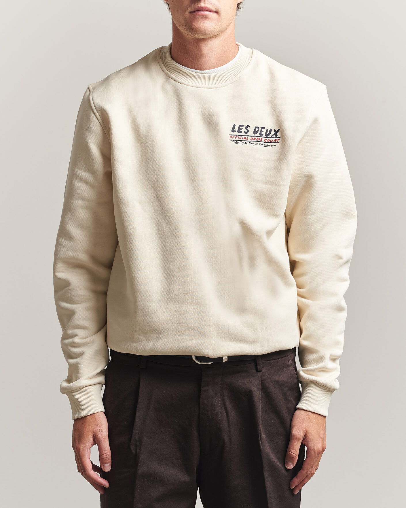 Herren | Pullover | LES DEUX | Record Sweatshirt Ivory