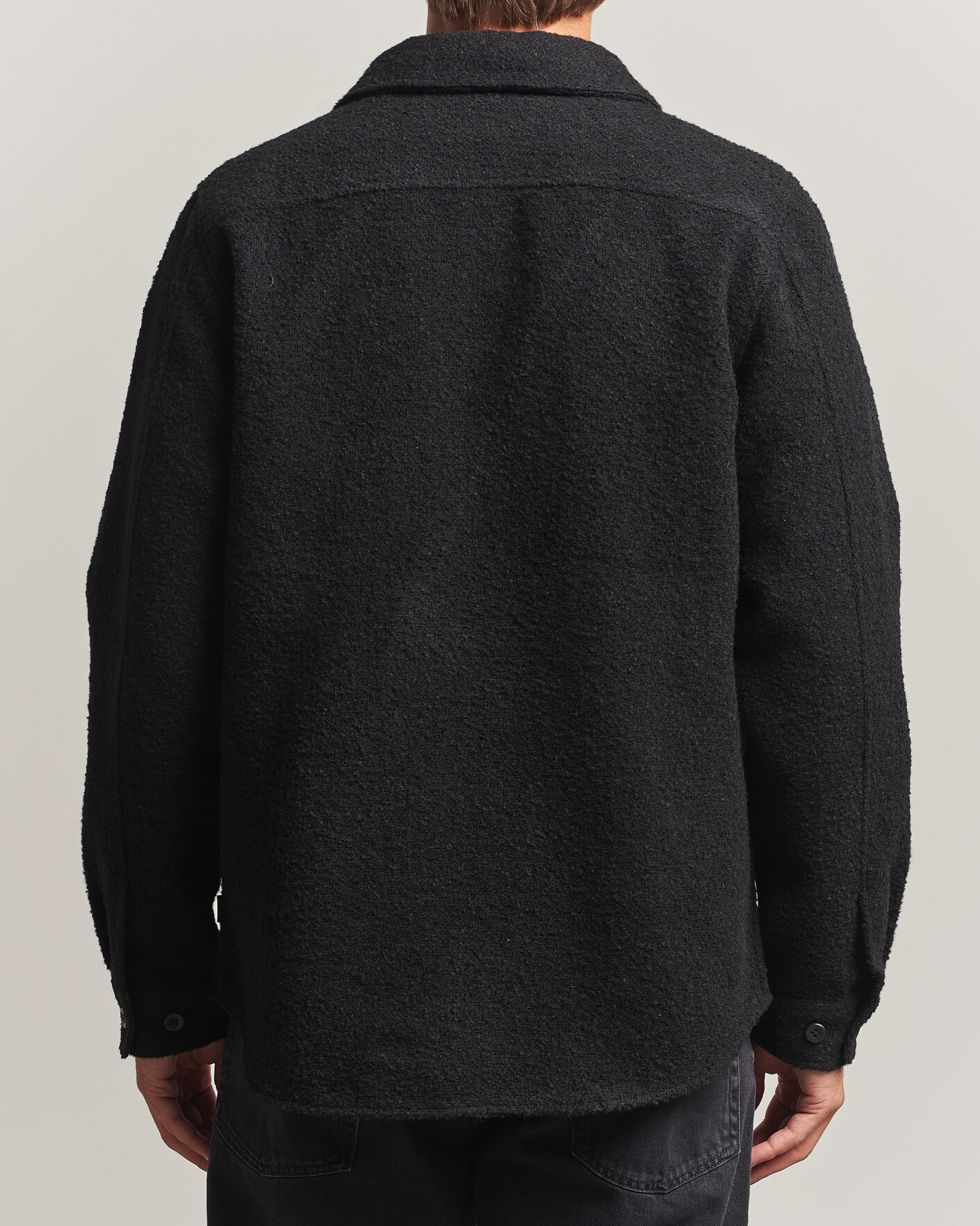 Herren | Hemden | LES DEUX | Boucle Overshirt Black