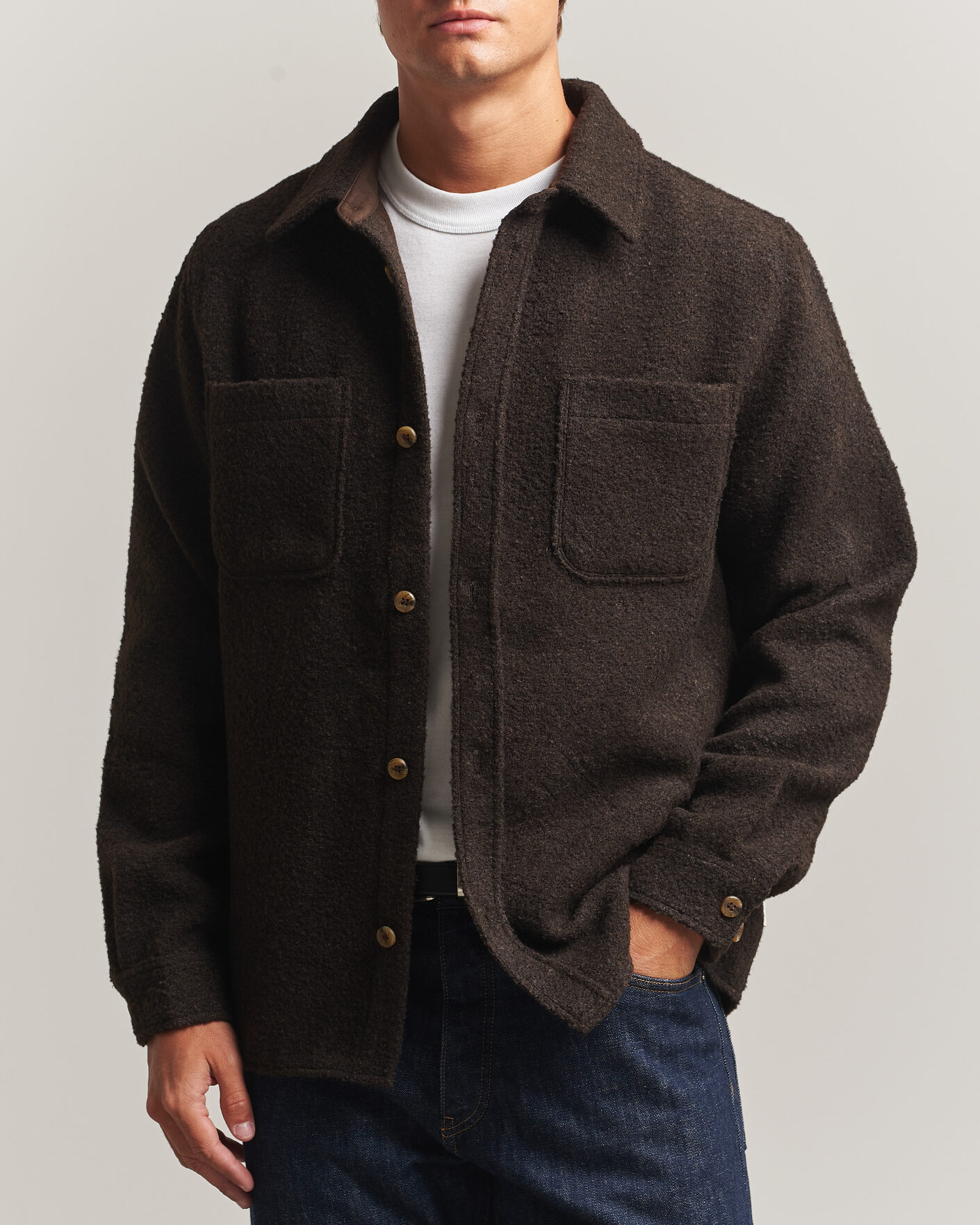 Herren | Hemden | LES DEUX | Boucle Overshirt Delicioso