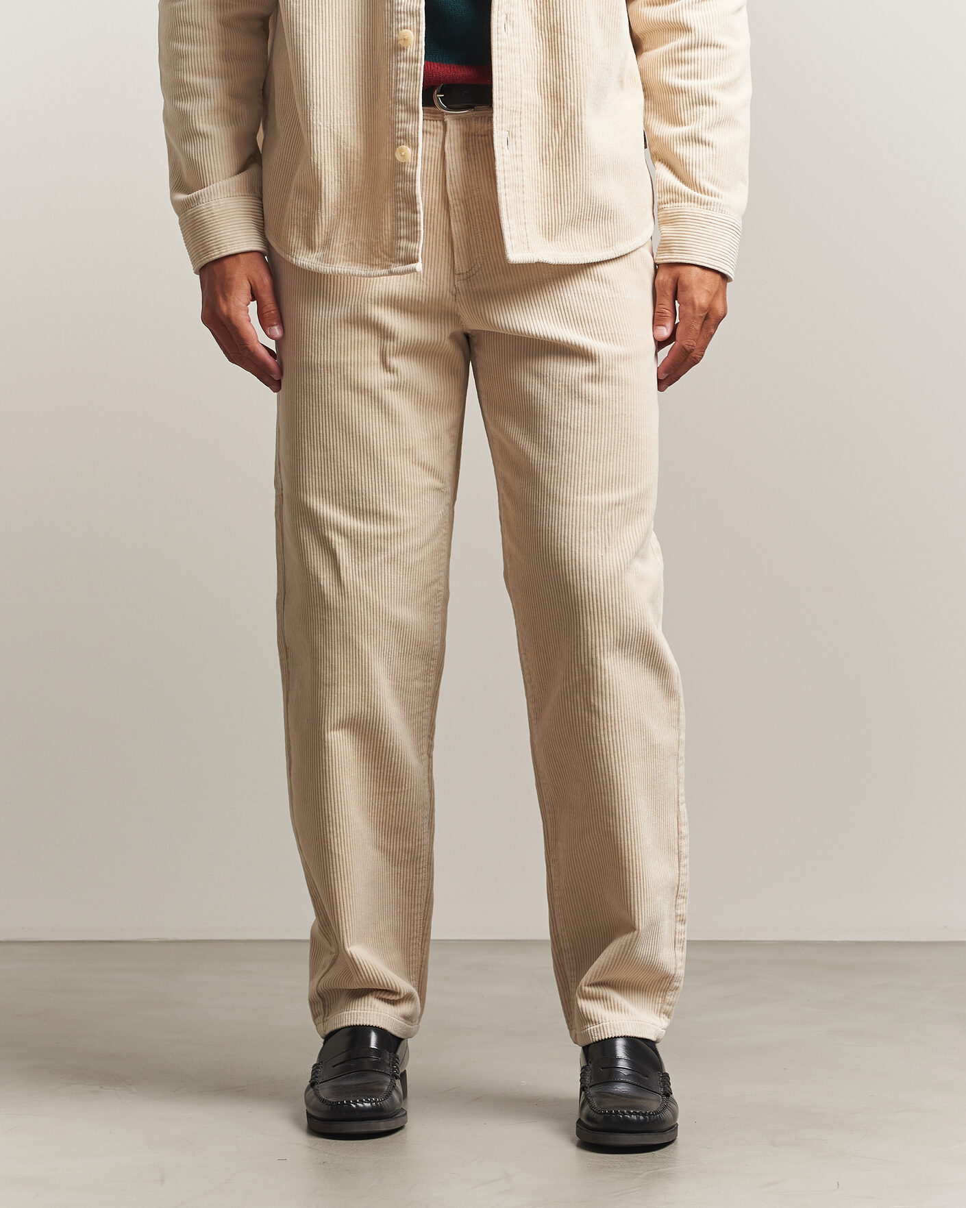 Herren | Hosen | LES DEUX | Corduroy Tapered Pants Ivory