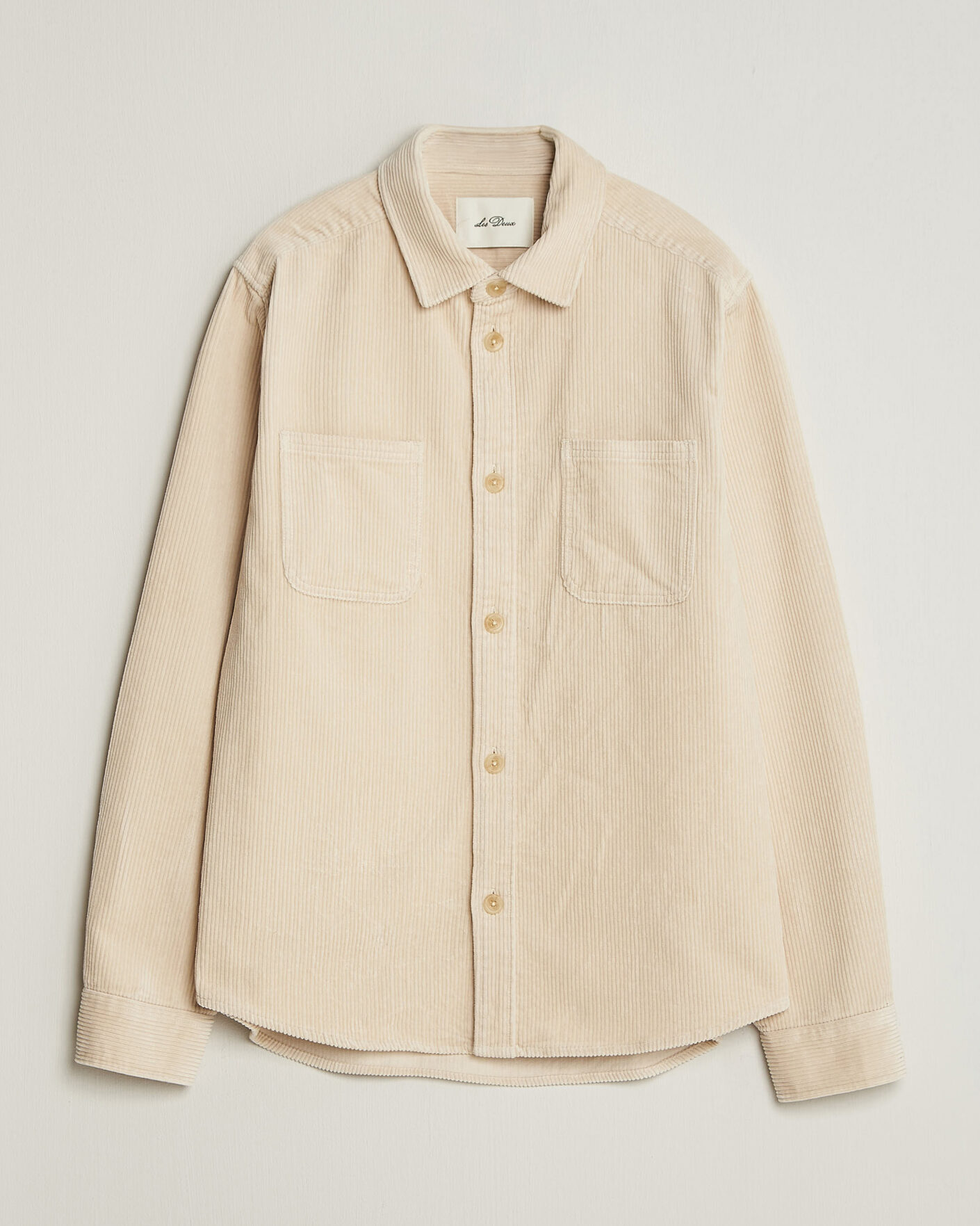 Herren | Hemden | LES DEUX | Corduroy Overshirt Ivory