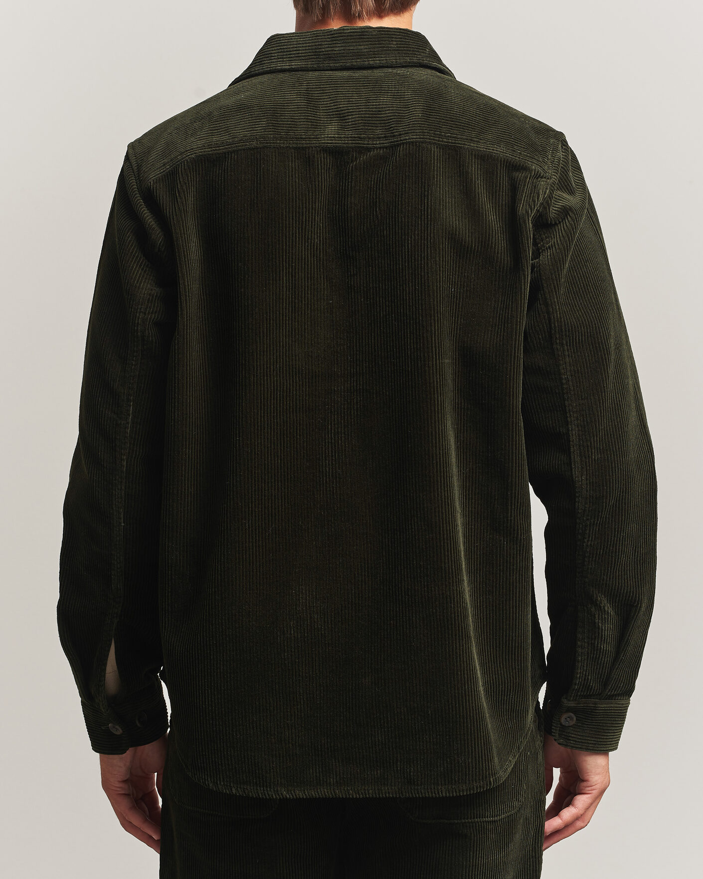 Herren | Hemden | LES DEUX | Corduroy Overshirt Rosin Green