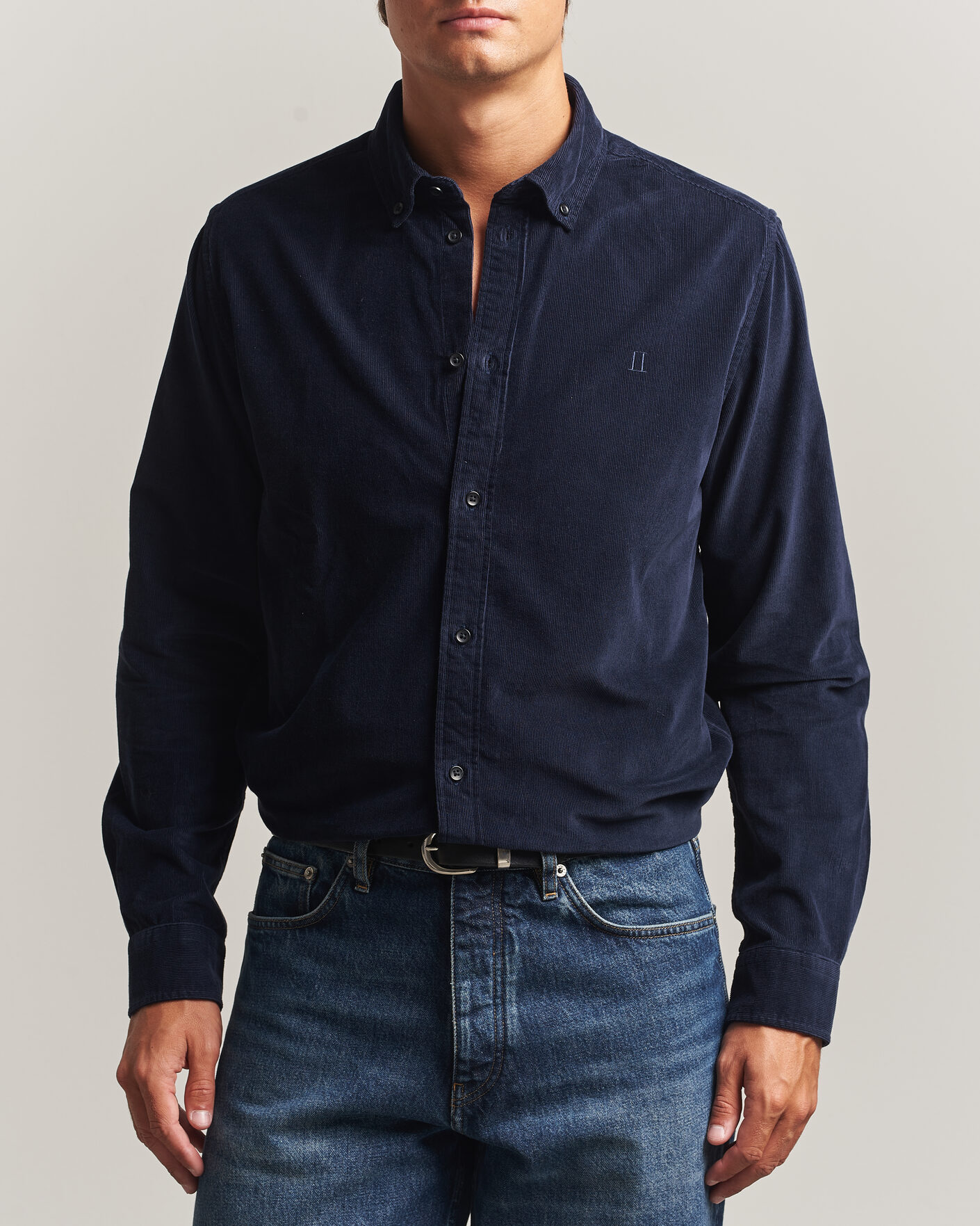 Herren | Hemden | LES DEUX | Pinwale Corduroy Shirt Dark Navy