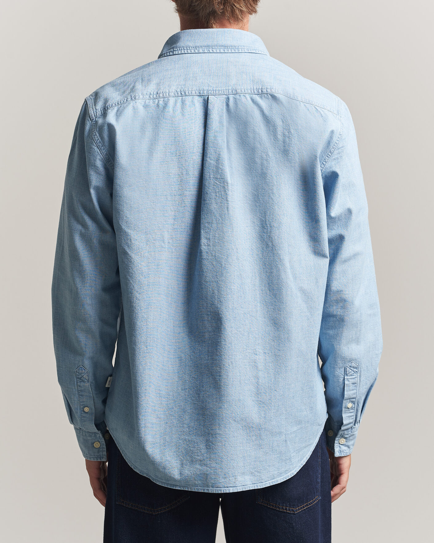 Herren | Hemden | LES DEUX | Chambray Shirt Light Blue Wash