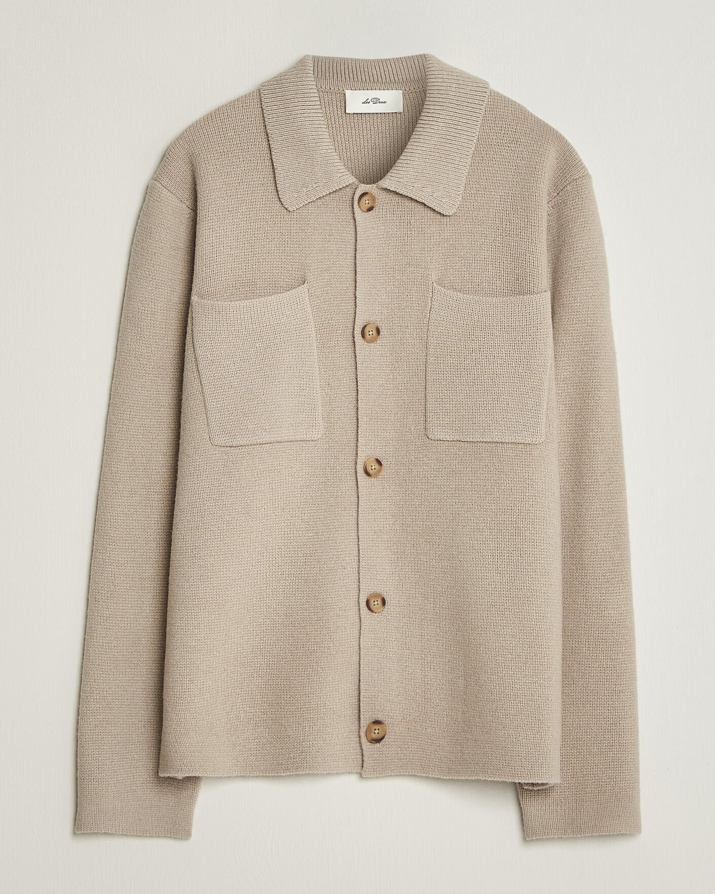 Herren | Pullover | LES DEUX | Milano Knit Overshirt Light Sand