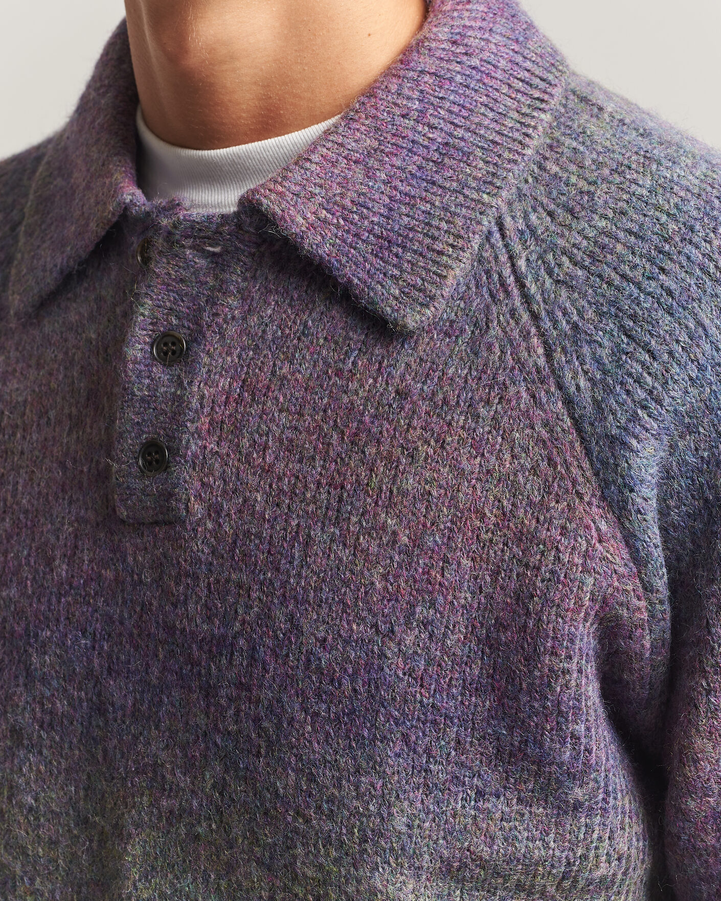 Herren | Pullover | LES DEUX | Gradient Knitted Polo Spiced Plum