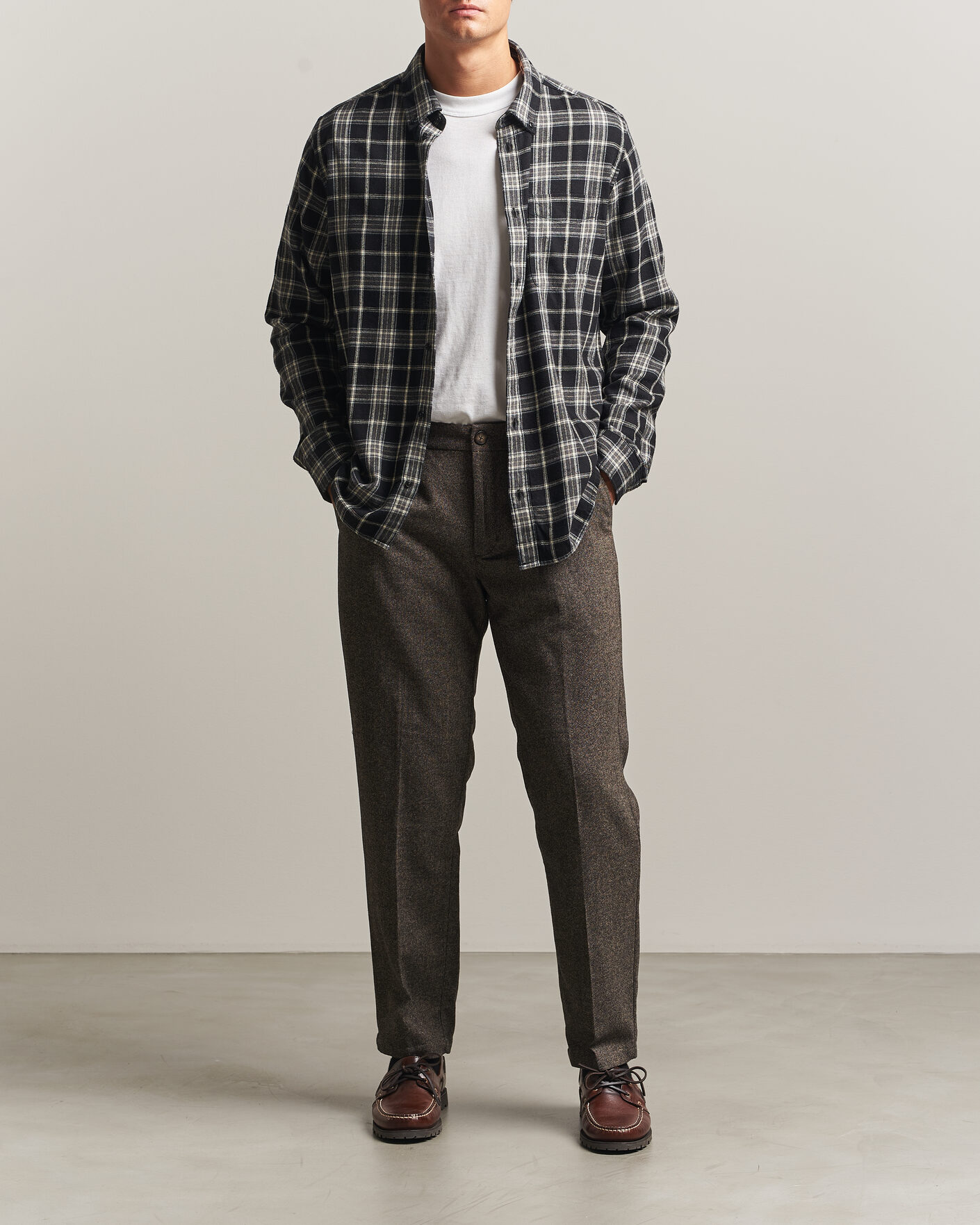 Herren | Hosen | LES DEUX | Wool Melange Reg Suit Pants Caribou