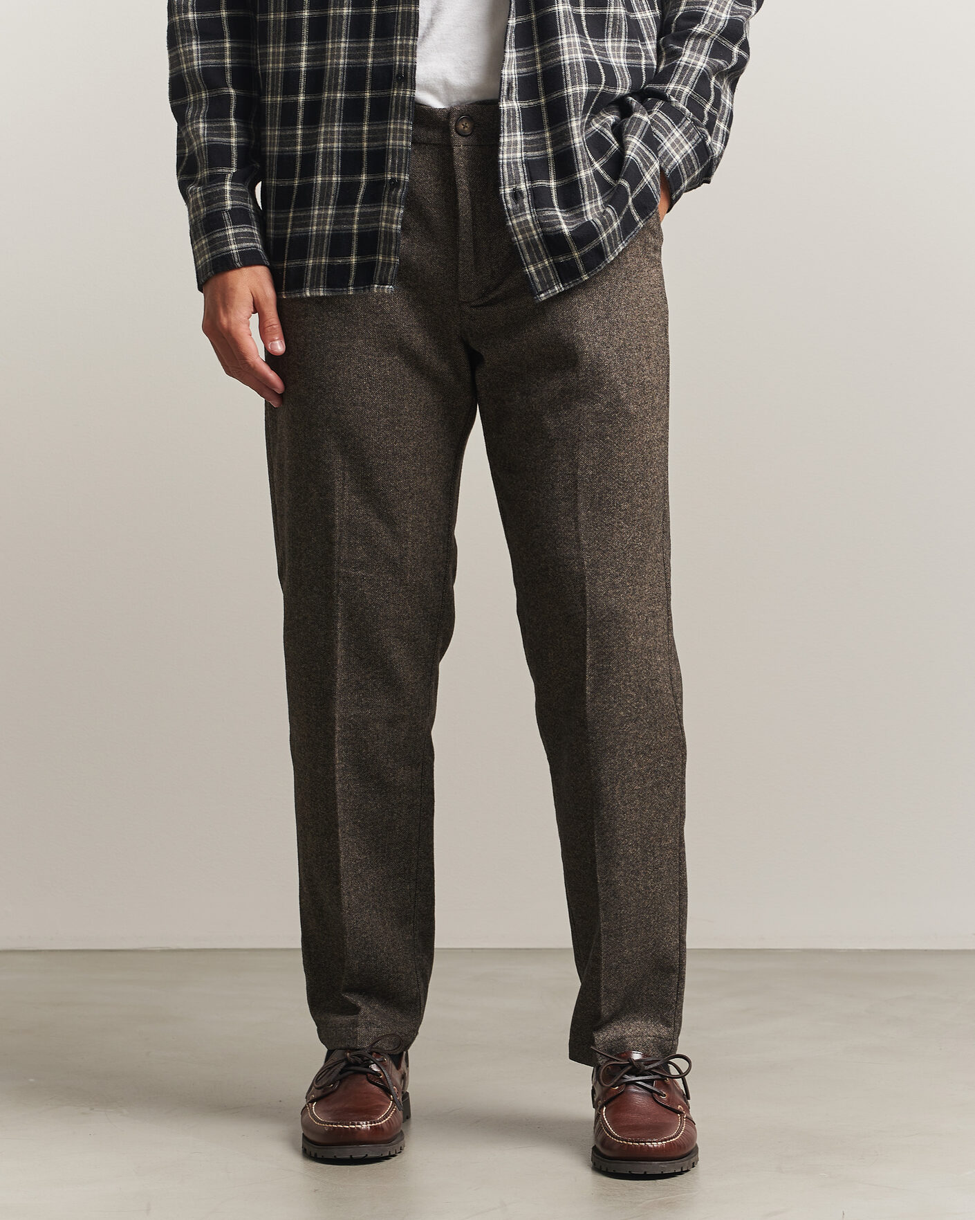 Herren | Hosen | LES DEUX | Wool Melange Reg Suit Pants Caribou