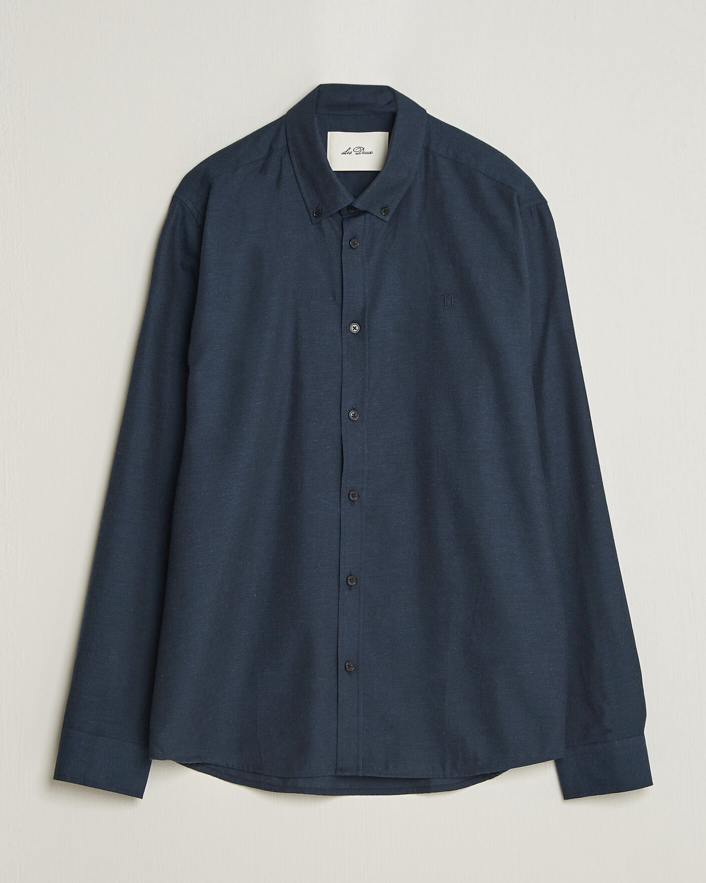 Herren | Hemden | LES DEUX | Soft Flannel Shirt Dark Navy