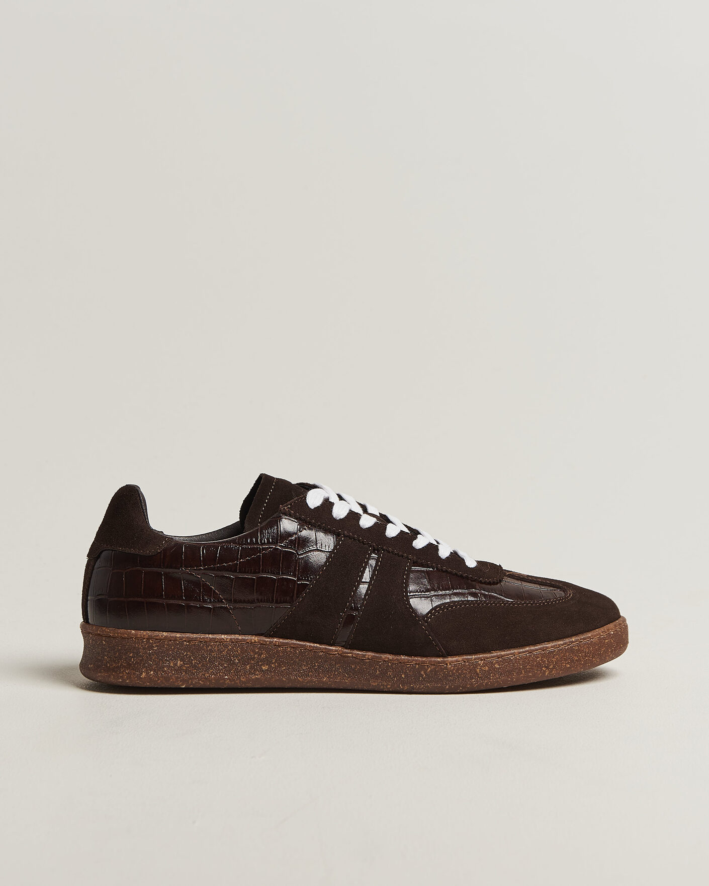 Herren | Sneaker | LES DEUX | Croco Sneaker Molé Brown