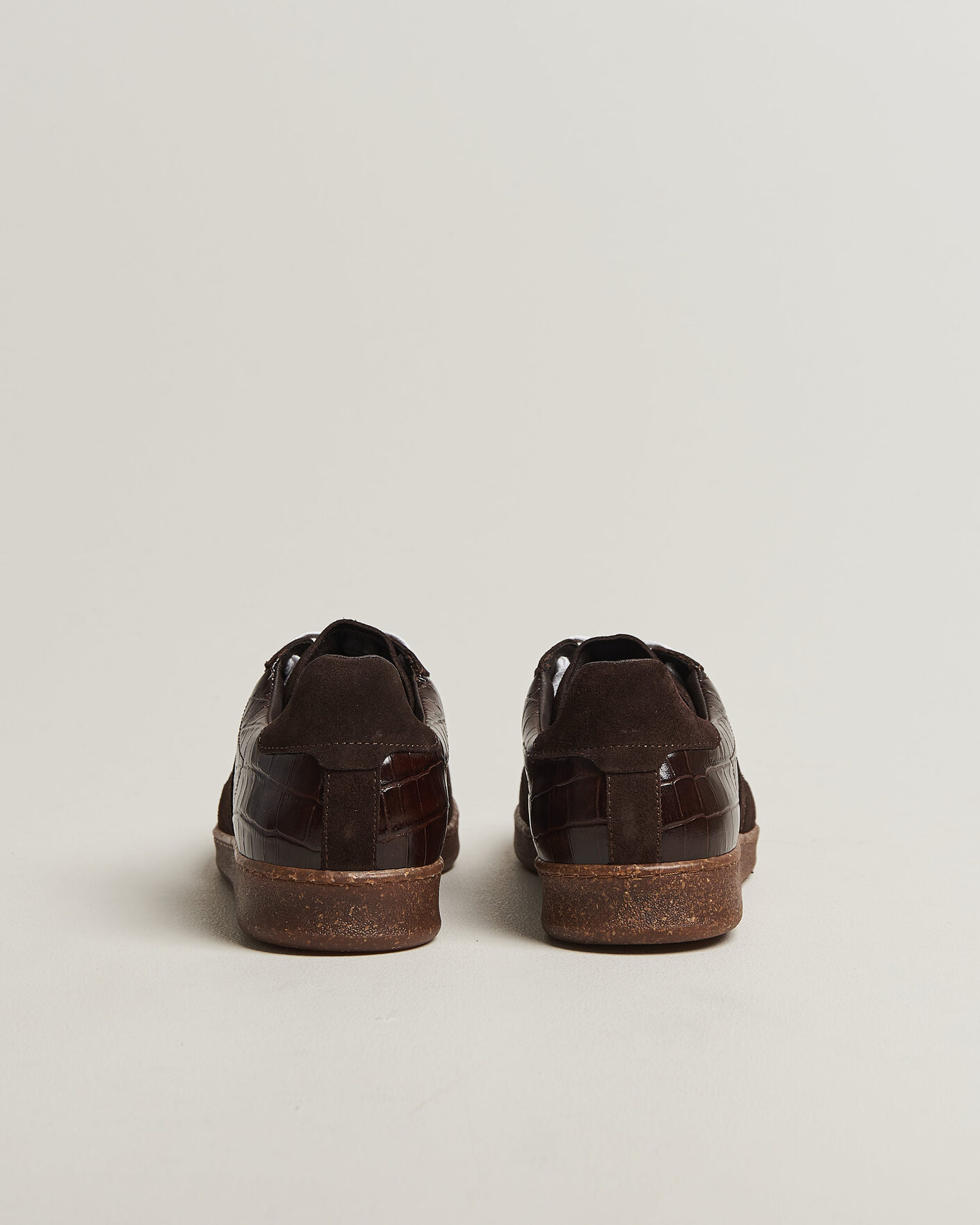 Herren | Sneaker | LES DEUX | Croco Sneaker Molé Brown