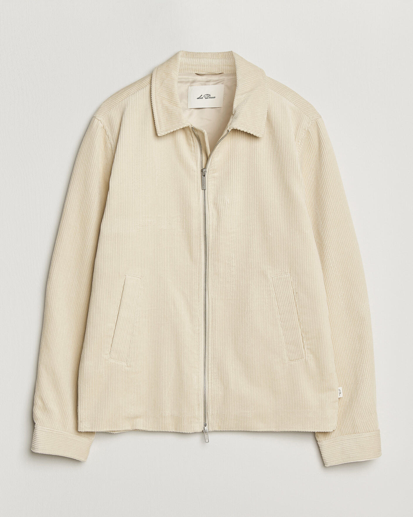 Herren | Jacken | LES DEUX | Corduroy Zipper Coach Jacket Ivory