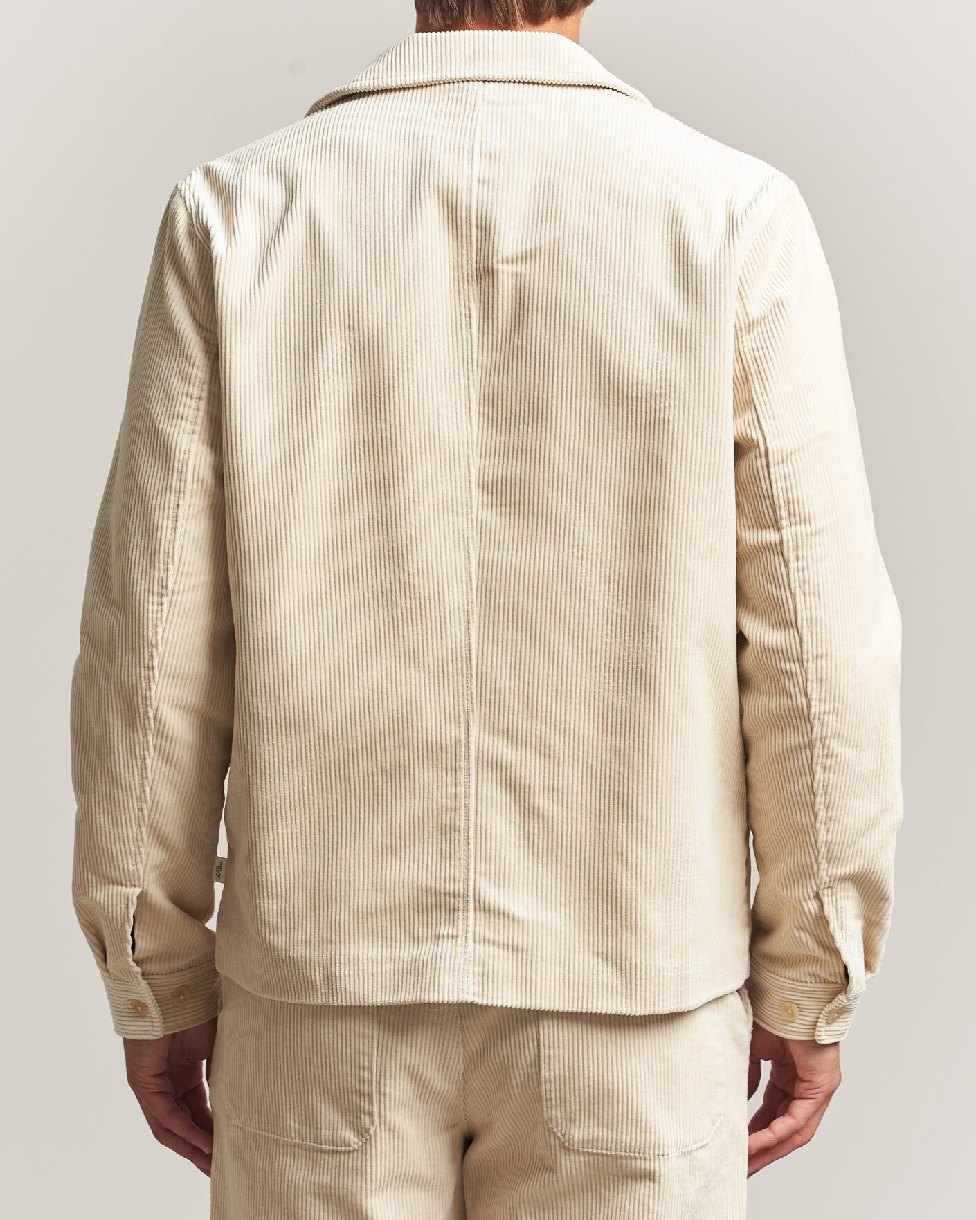 Herren | Jacken | LES DEUX | Corduroy Zipper Coach Jacket Ivory