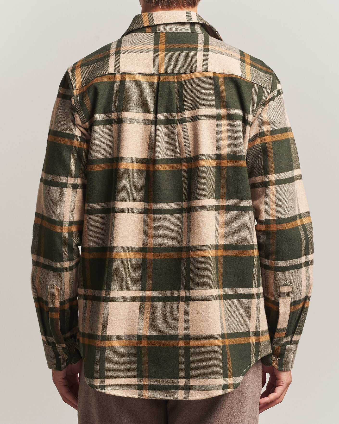 Herren | Hemden | LES DEUX | Check Flannel Shirt Rosin Green