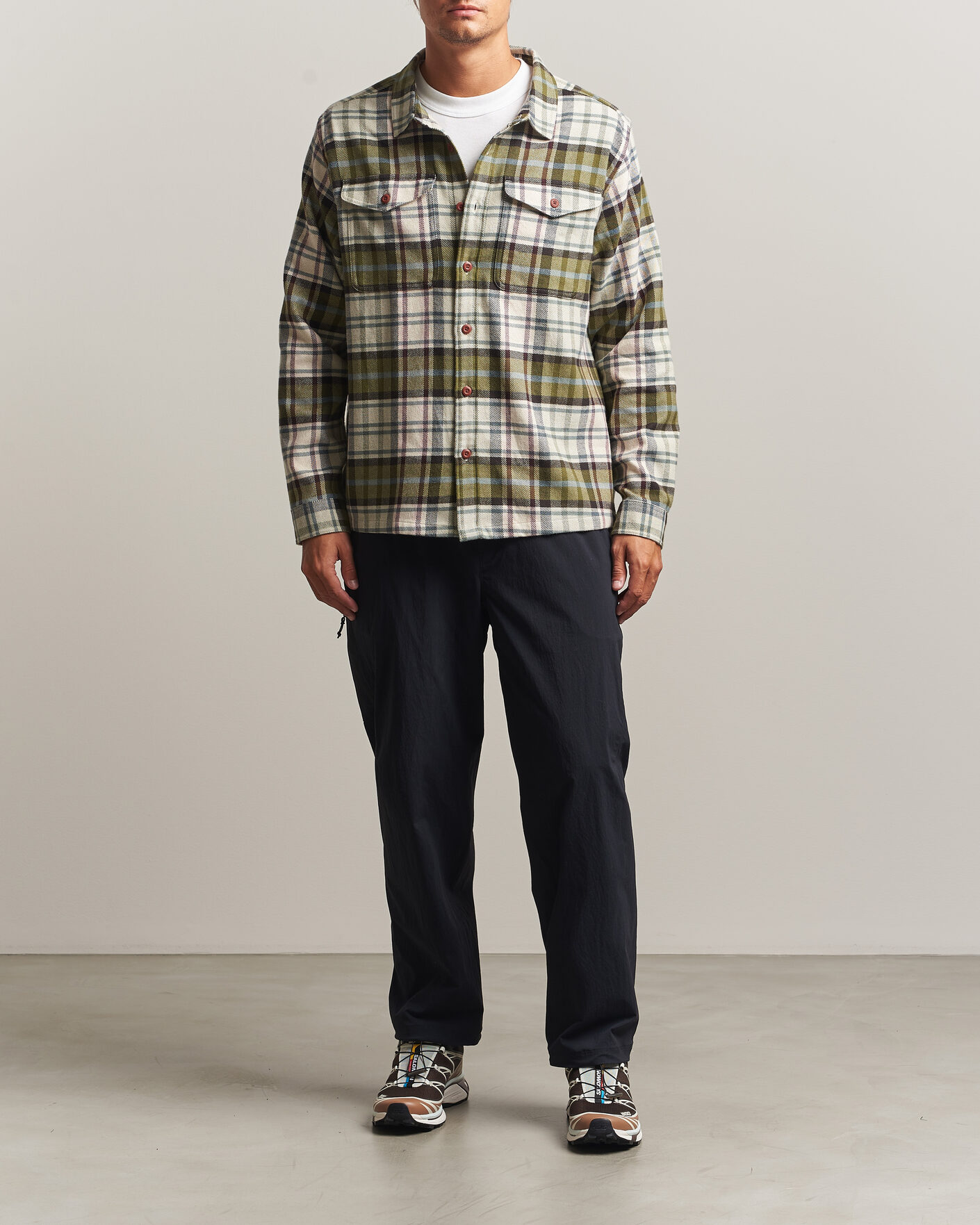 Herren | Hemden | Patagonia | Fjord Flannel Shirt Weathered Stone
