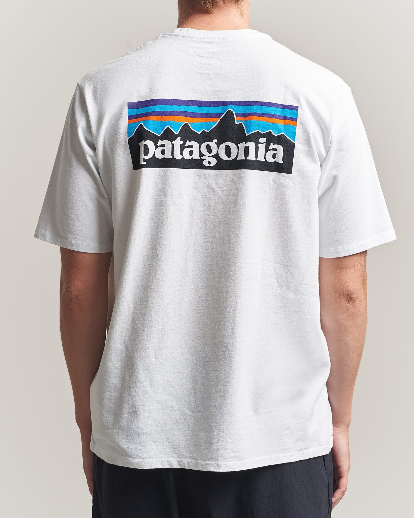 Herren | T-Shirts | Patagonia | P-6 Logo Responsibili T-Shirt Fiber White